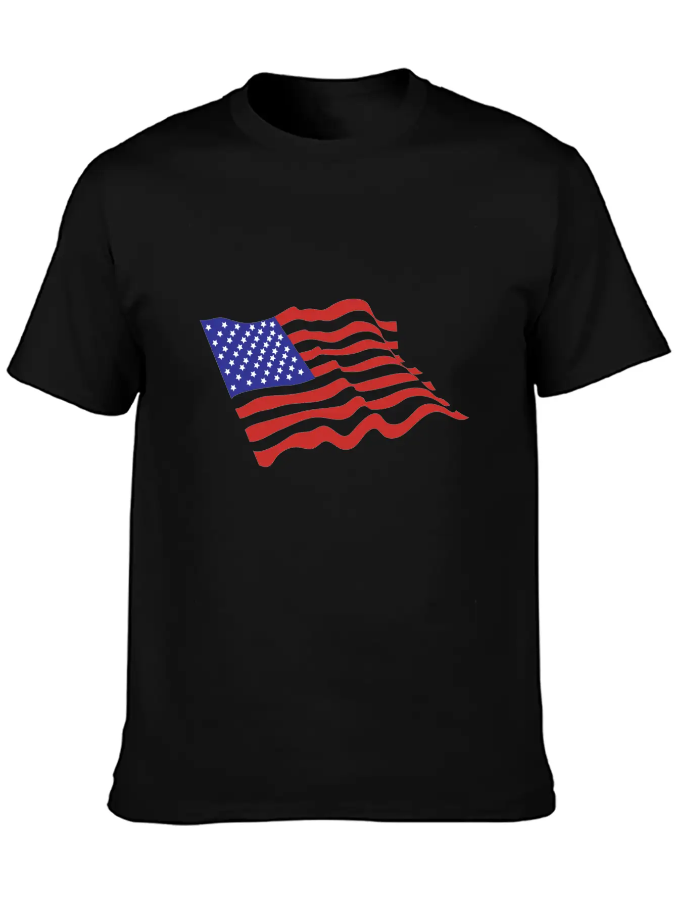 American Flag Breathable Graphic T-Shirt – Perfect For Casual Days