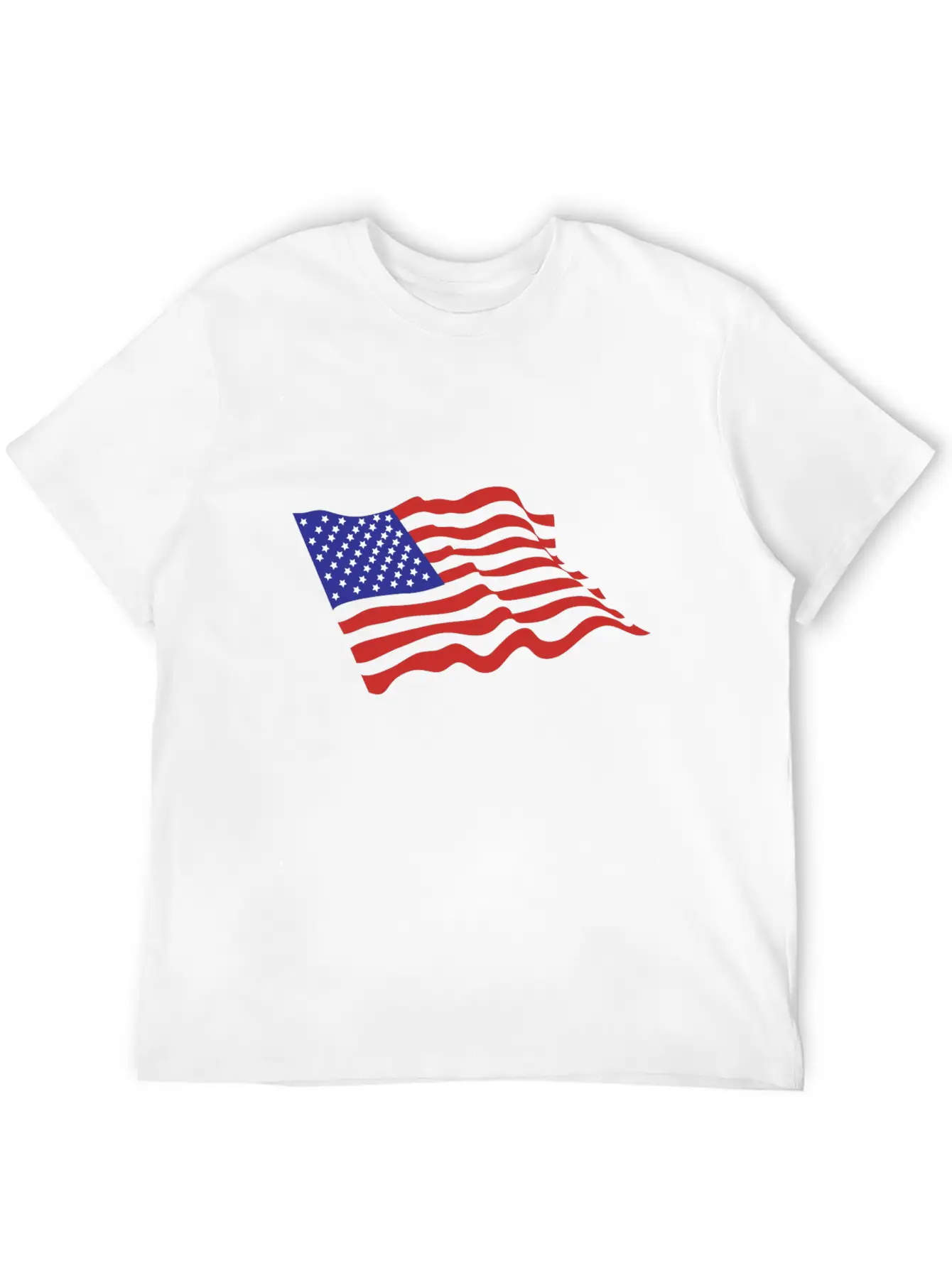 American Flag Breathable Graphic T-Shirt – Perfect For Casual Days