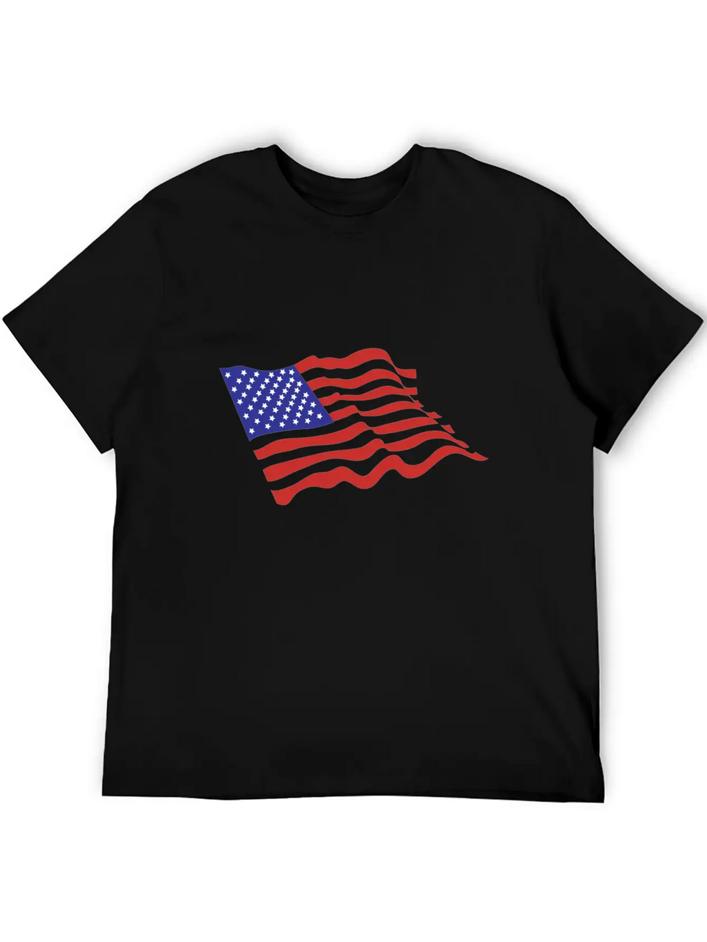 American Flag Breathable Graphic T-Shirt – Perfect For Casual Days