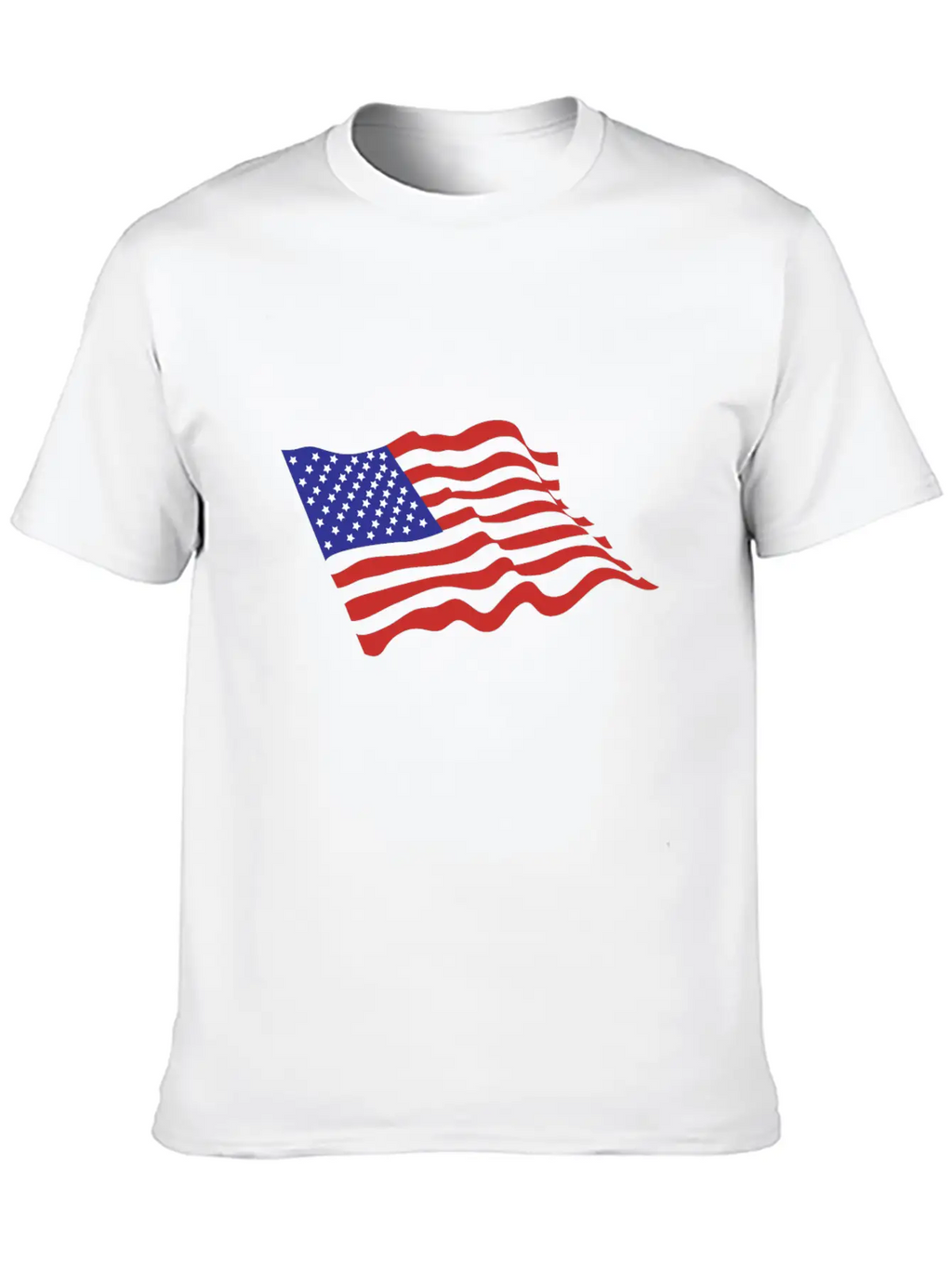 American Flag Breathable Graphic T-Shirt – Perfect For Casual Days