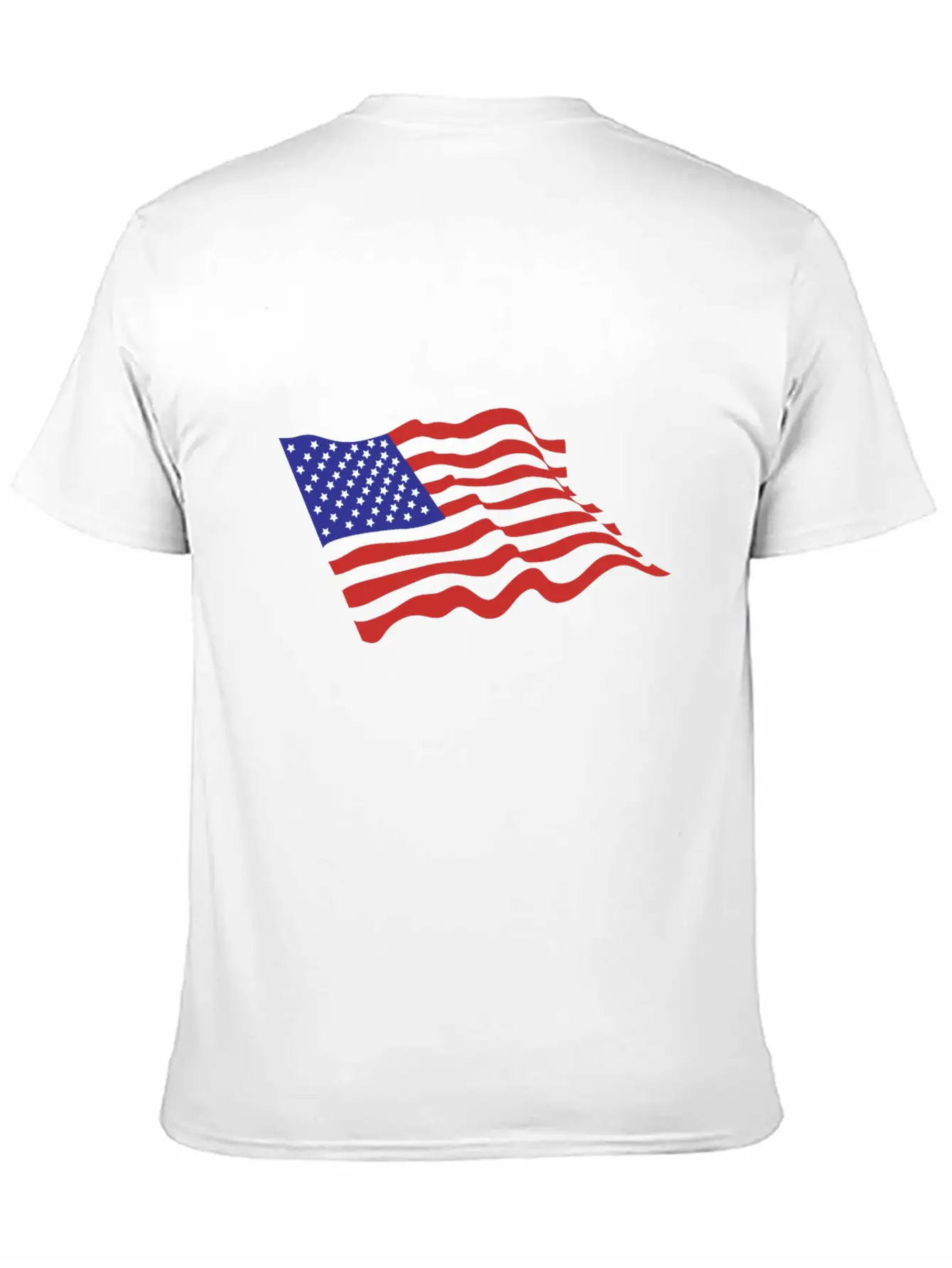 American Flag Breathable Graphic T-Shirt – Perfect For Casual Days