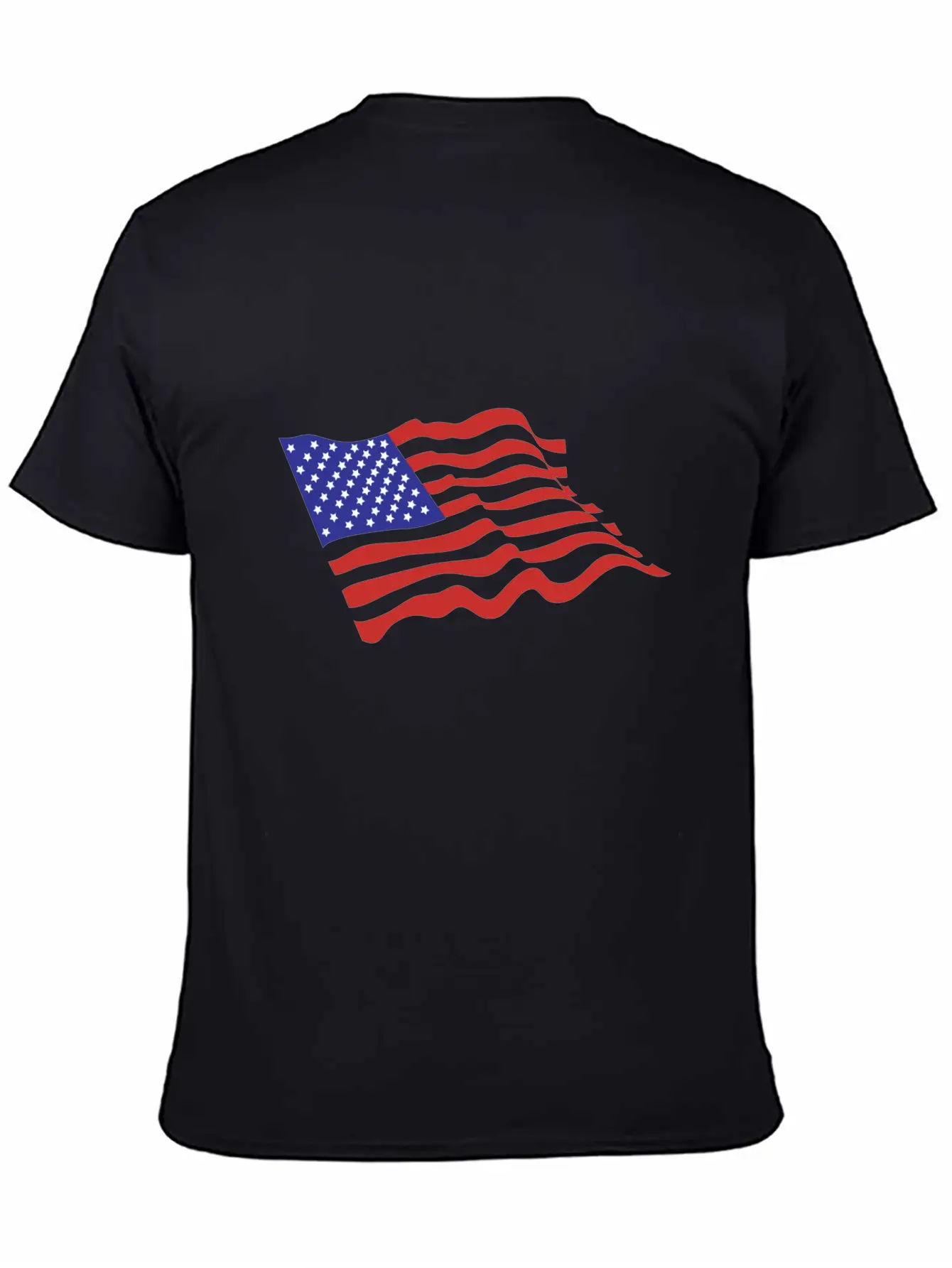 American Flag Breathable Graphic T-Shirt – Perfect For Casual Days
