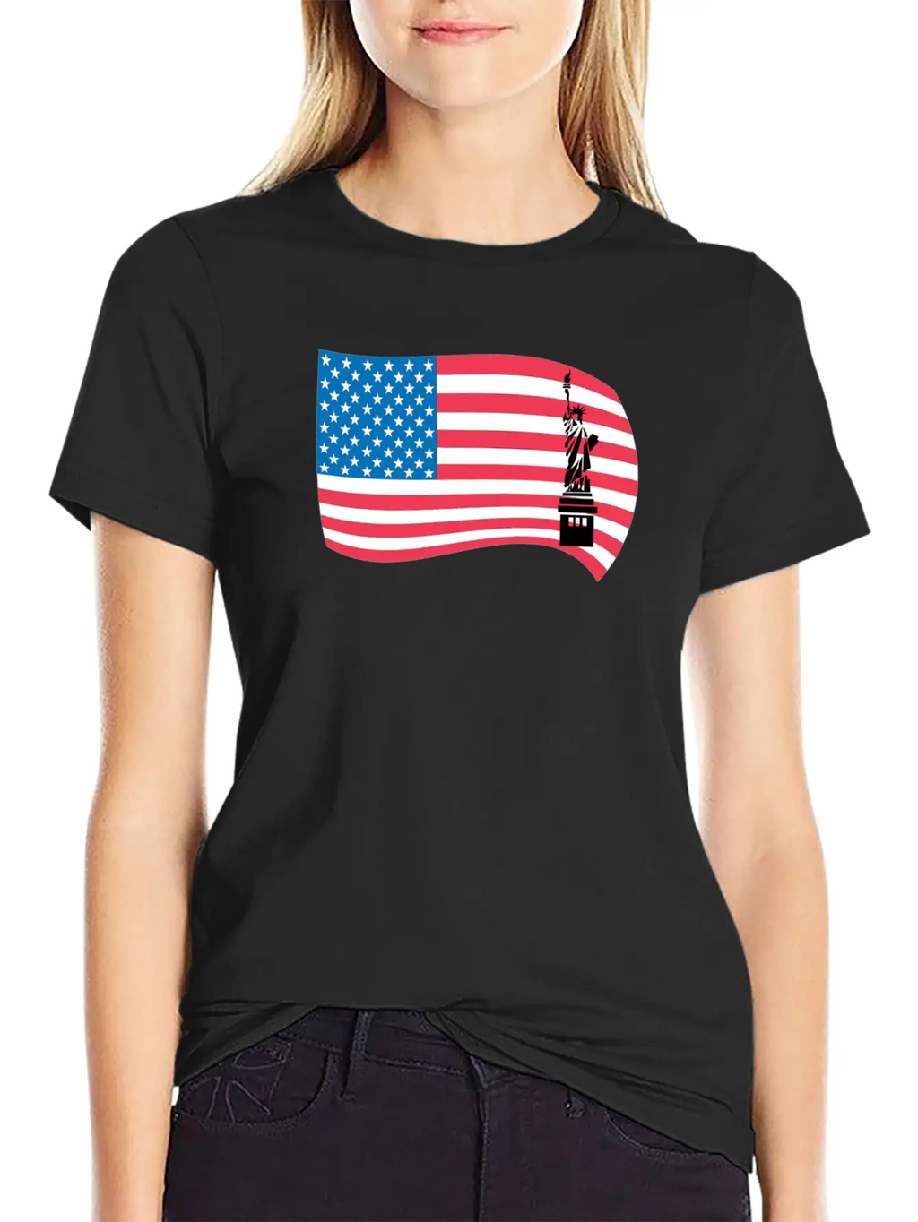 American Flag Classic Fit Graphic Tee For Daily Comfort – Unisex Cotton Shirt