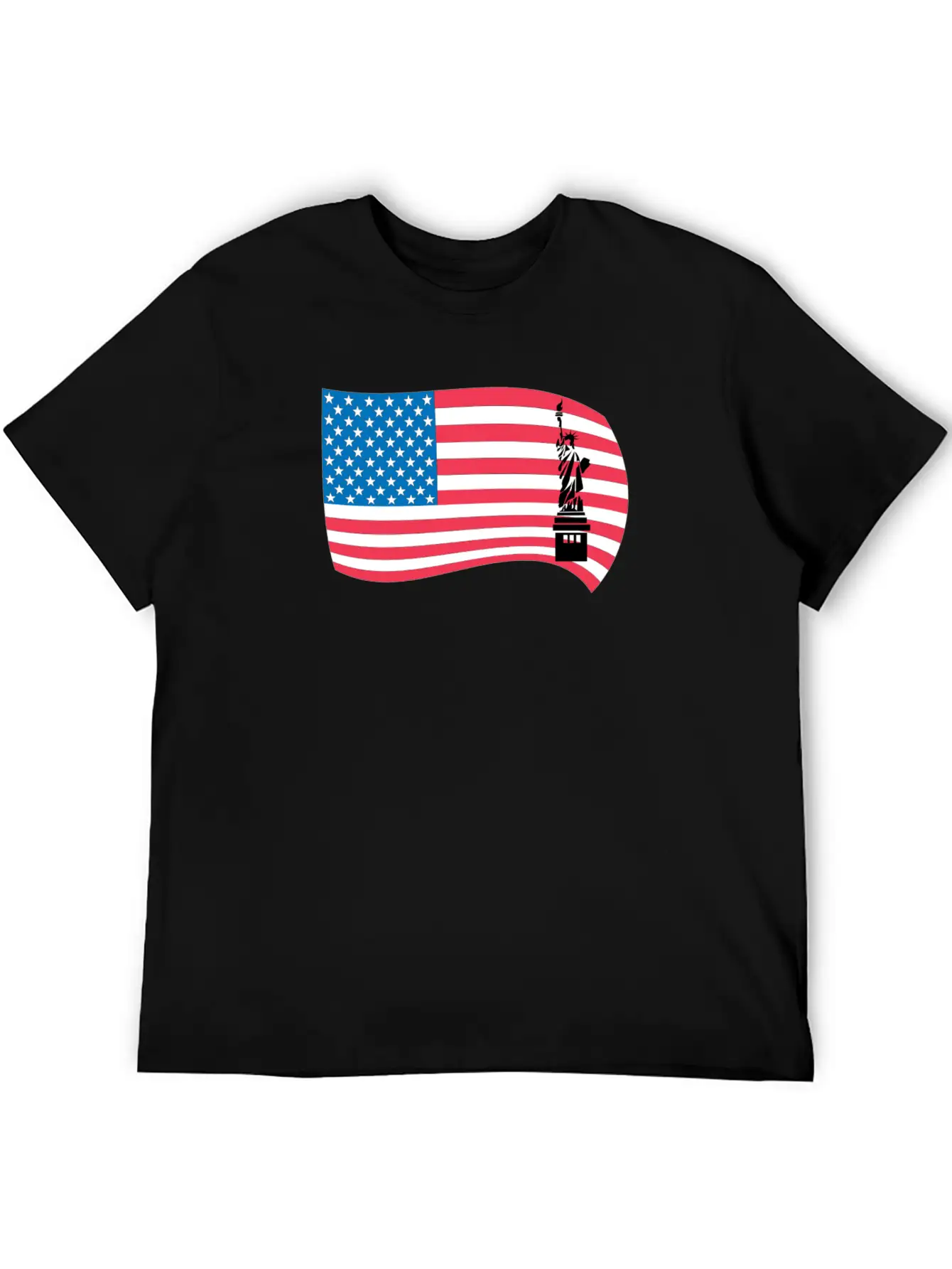 American Flag Classic Fit Graphic Tee For Daily Comfort – Unisex Cotton Shirt