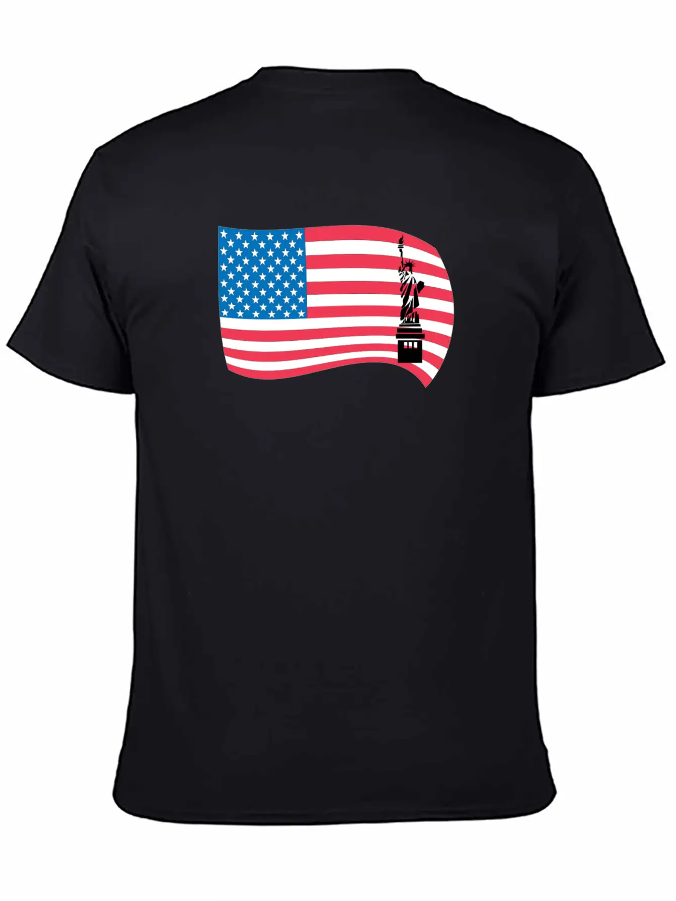 American Flag Classic Fit Graphic Tee For Daily Comfort – Unisex Cotton Shirt