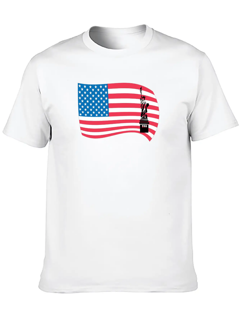 American Flag Classic Fit Graphic Tee For Daily Comfort – Unisex Cotton Shirt