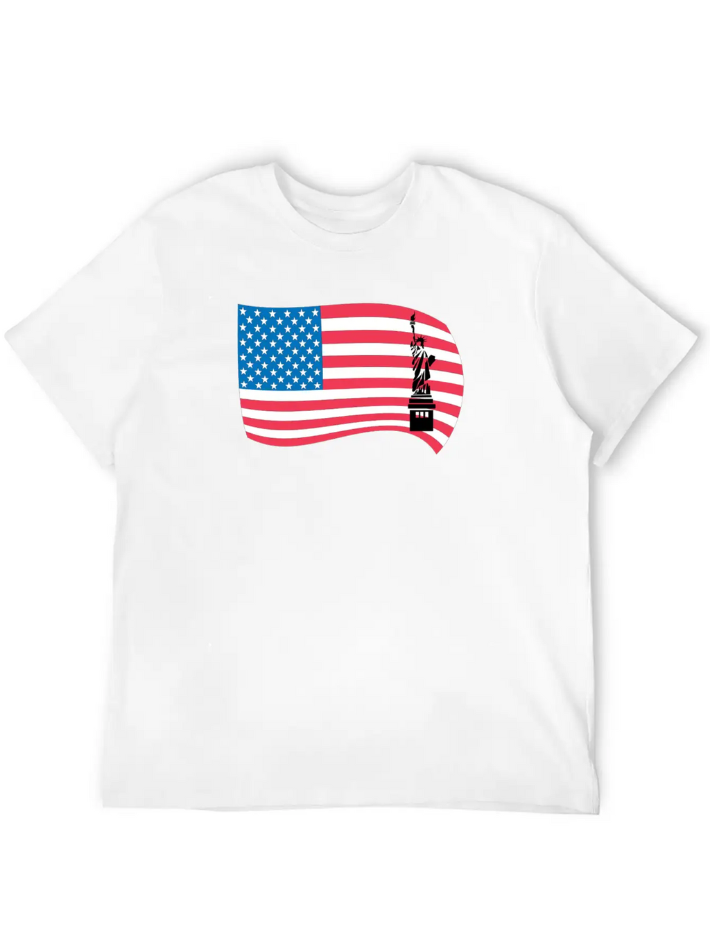 American Flag Classic Fit Graphic Tee For Daily Comfort – Unisex Cotton Shirt