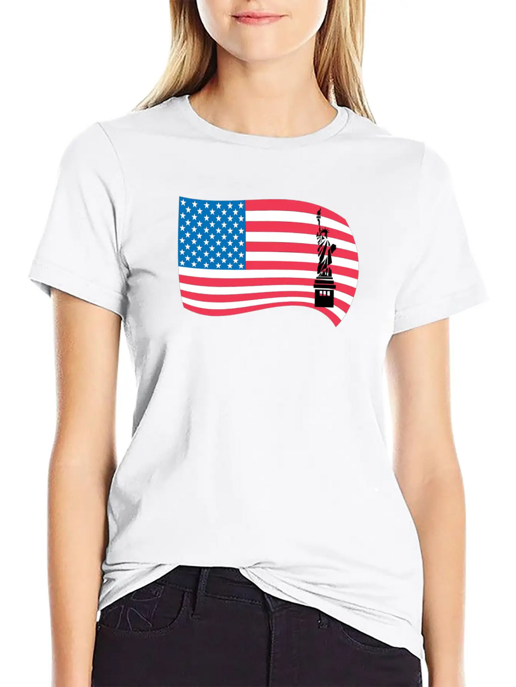 American Flag Classic Fit Graphic Tee For Daily Comfort – Unisex Cotton Shirt