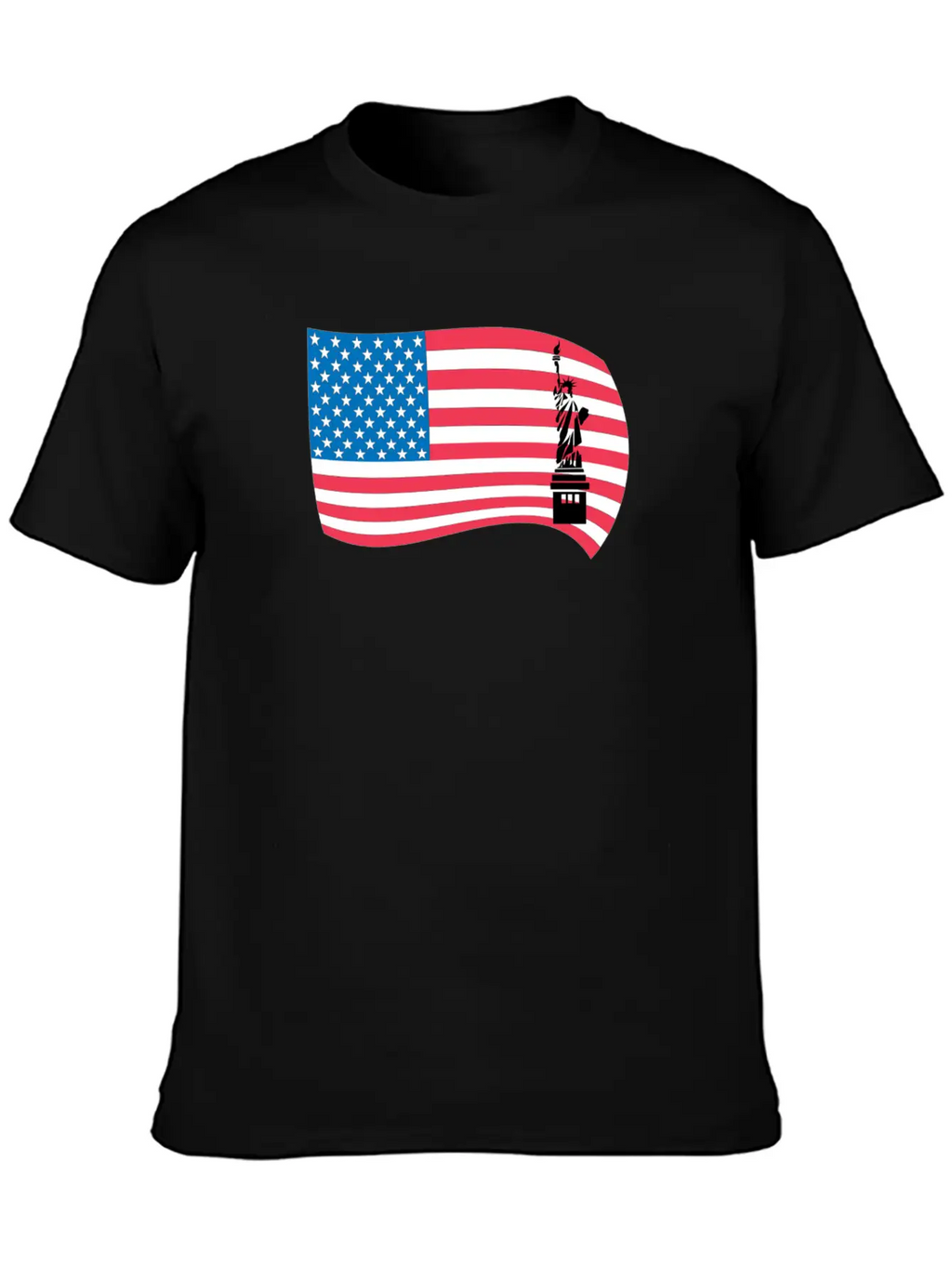 American Flag Classic Fit Graphic Tee For Daily Comfort – Unisex Cotton Shirt
