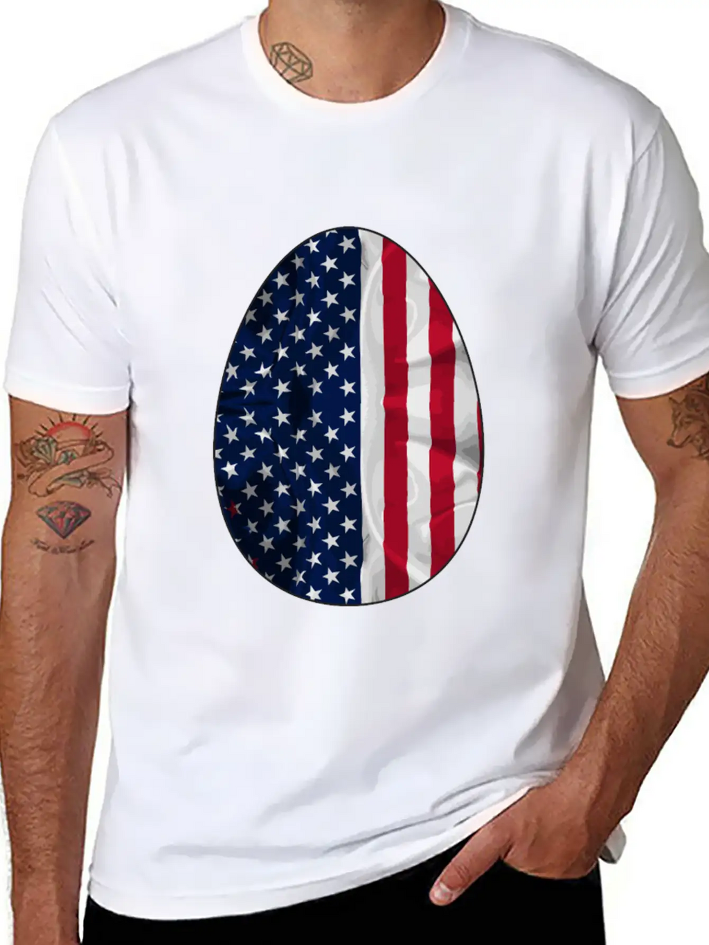 AMERICAN FLAG Comfortable Minimalist Graphic Tee – Summer Style Essential