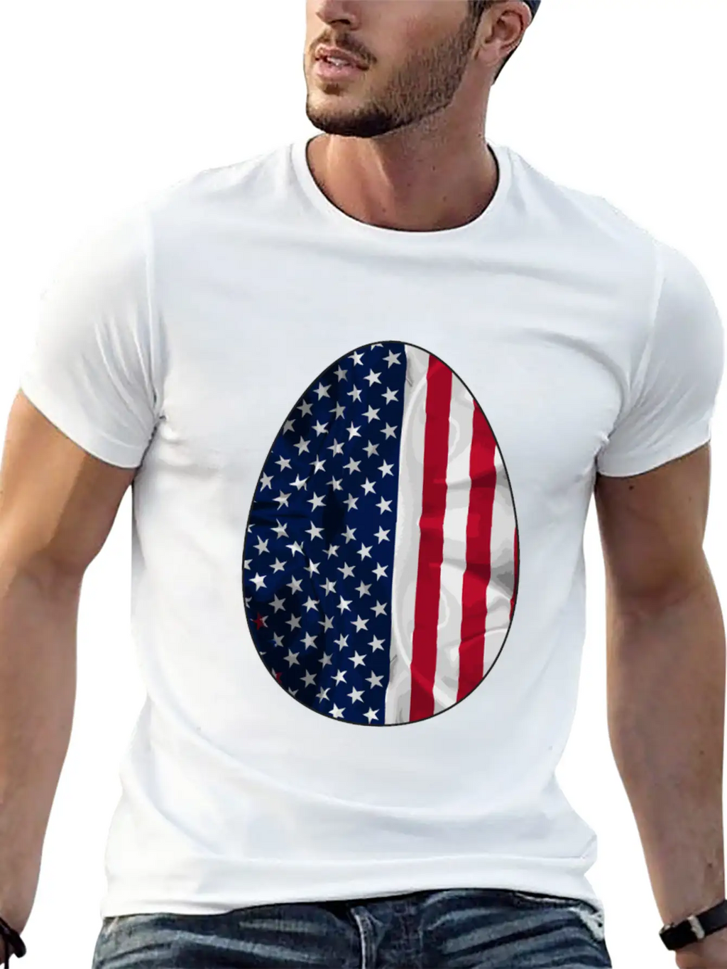 AMERICAN FLAG Comfortable Minimalist Graphic Tee – Summer Style Essential