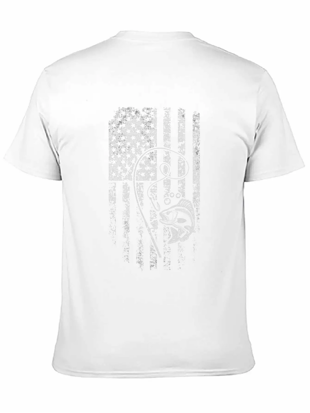 American Flag Fishing Rod Fishing Lover Timeless Short Sleeve Tee – Comfy And Minimalist Design