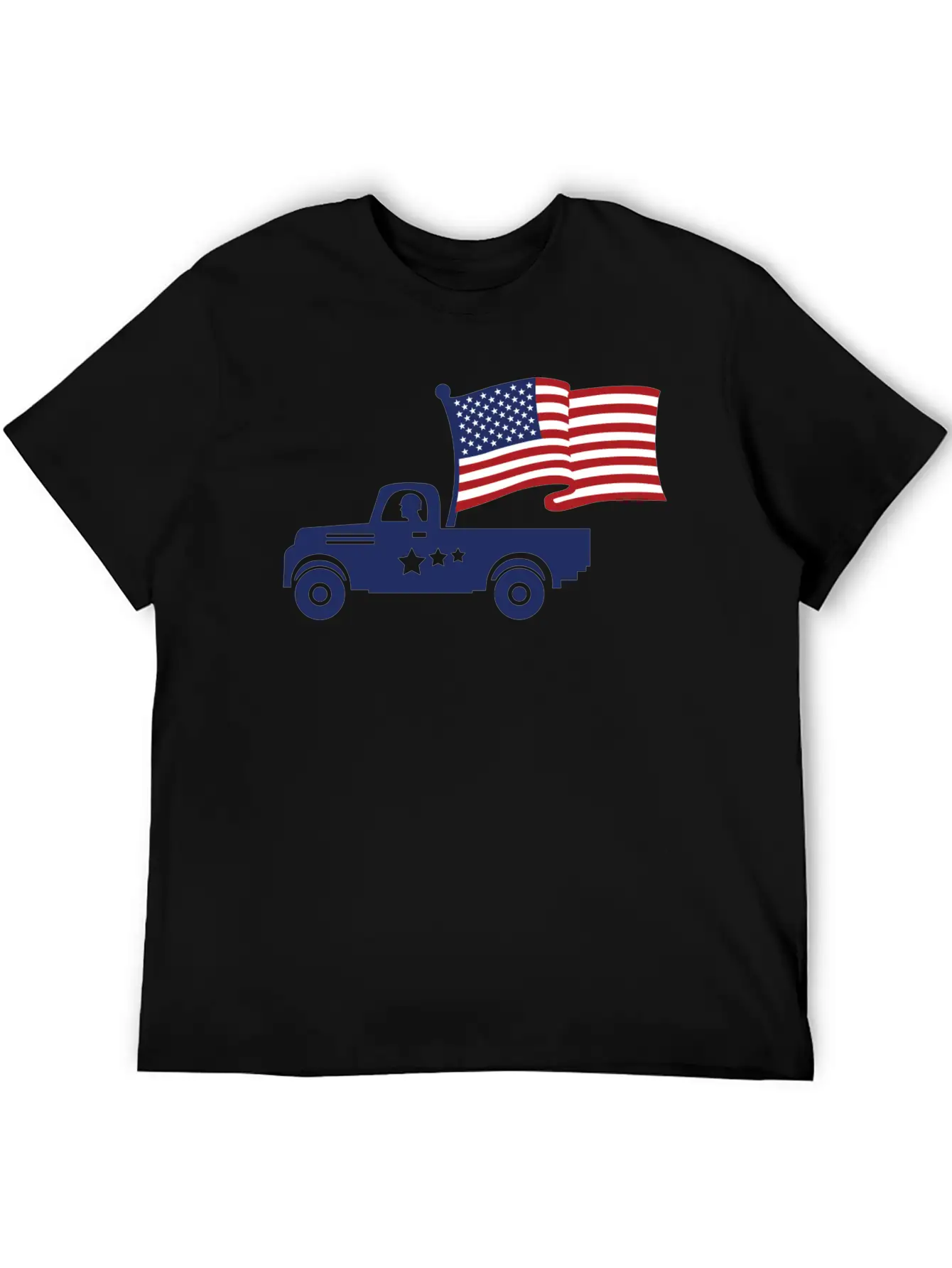 American Flag Military Vehicle -Veteran Proud Timeless Short Sleeve Tee – Comfy And Minimalist Design