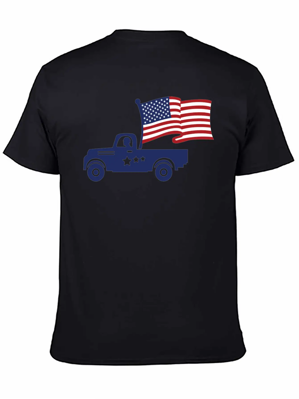 American Flag Military Vehicle -Veteran Proud Timeless Short Sleeve Tee – Comfy And Minimalist Design