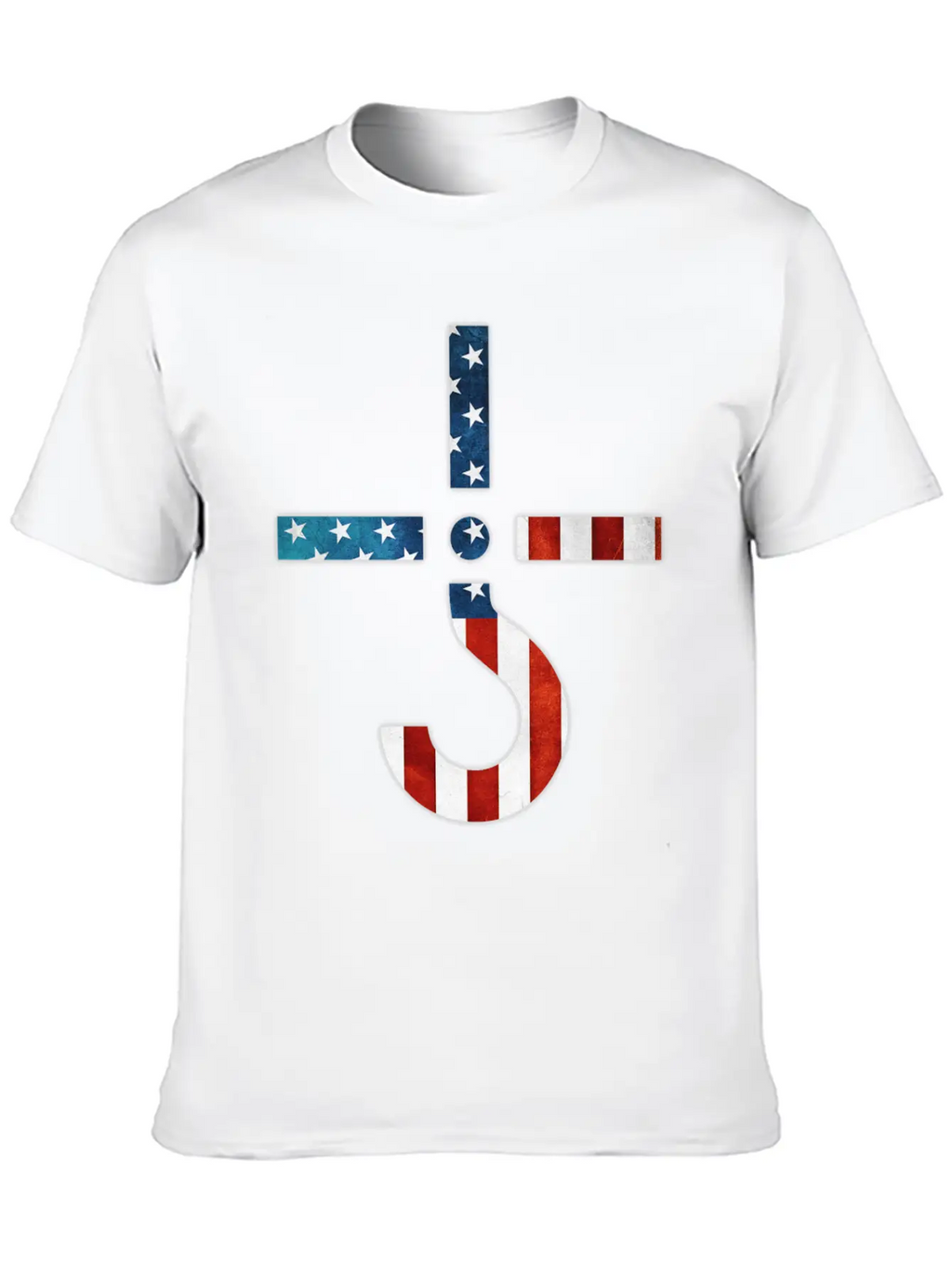 AMERICAN FLAG SHIRT Simple Everyday Graphic Tee – Lightweight Summer Wear