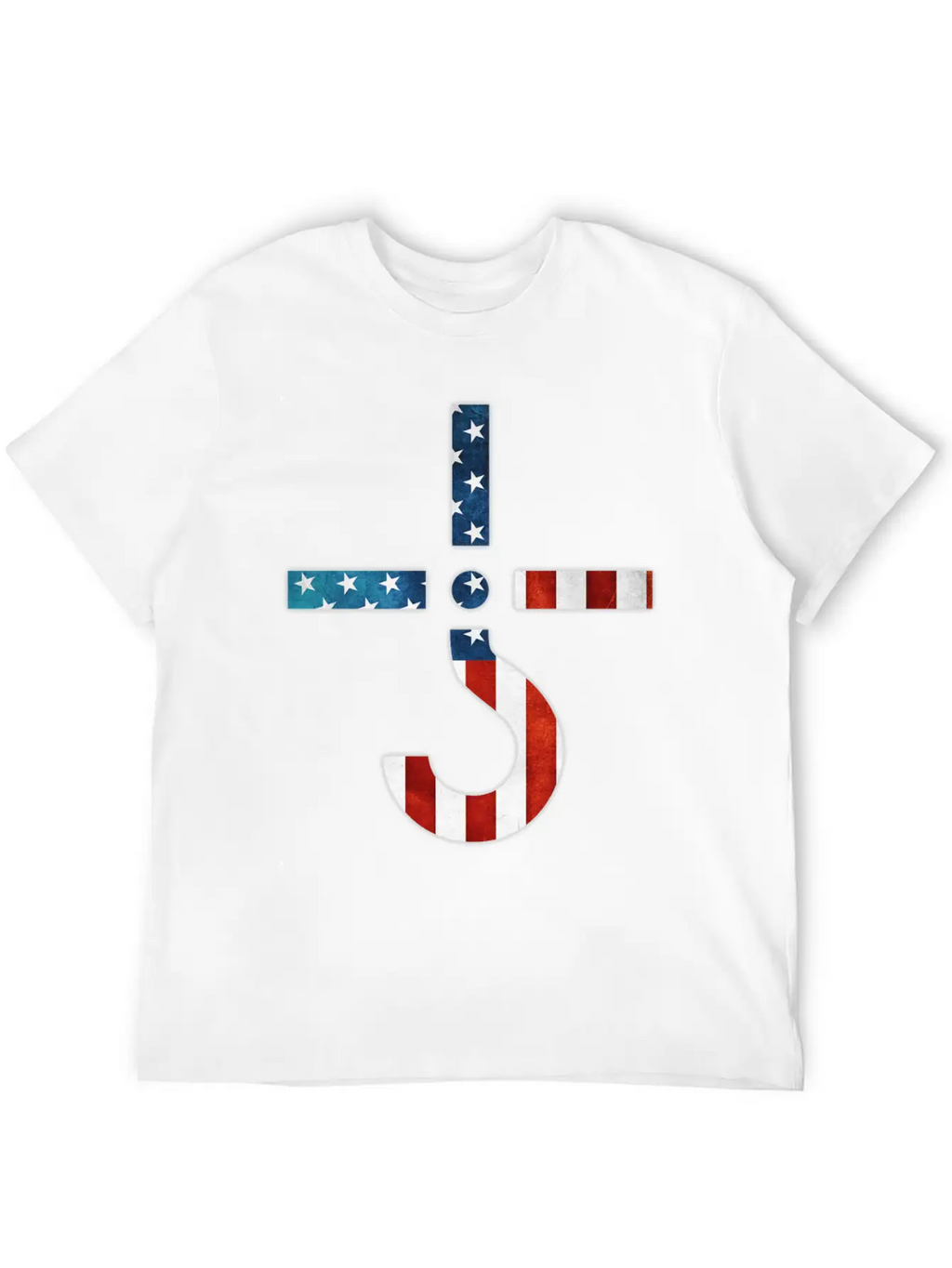 AMERICAN FLAG SHIRT Simple Everyday Graphic Tee – Lightweight Summer Wear