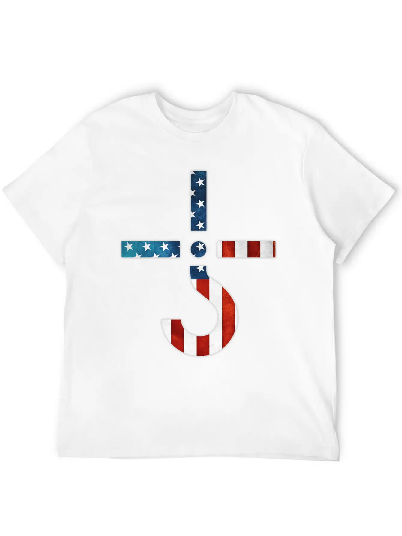 AMERICAN FLAG SHIRT Simple Everyday Graphic Tee – Lightweight Summer Wear