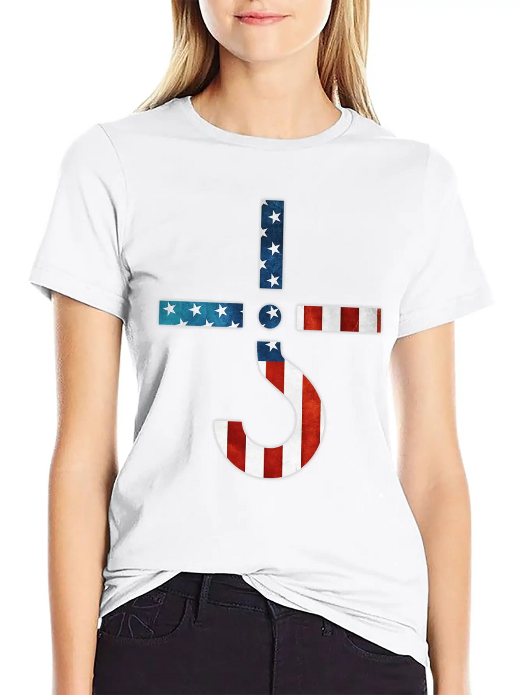 AMERICAN FLAG SHIRT Simple Everyday Graphic Tee – Lightweight Summer Wear