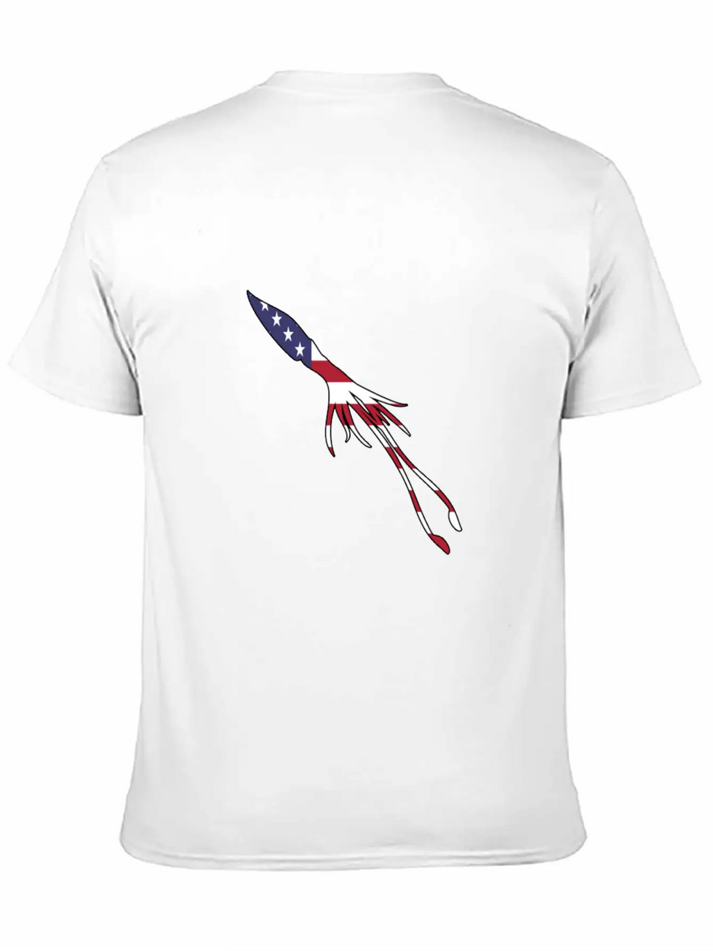American Flag Squid Happy 4th Of July Basic Graphic T-Shirt – Daily Comfort In Soft Cotton
