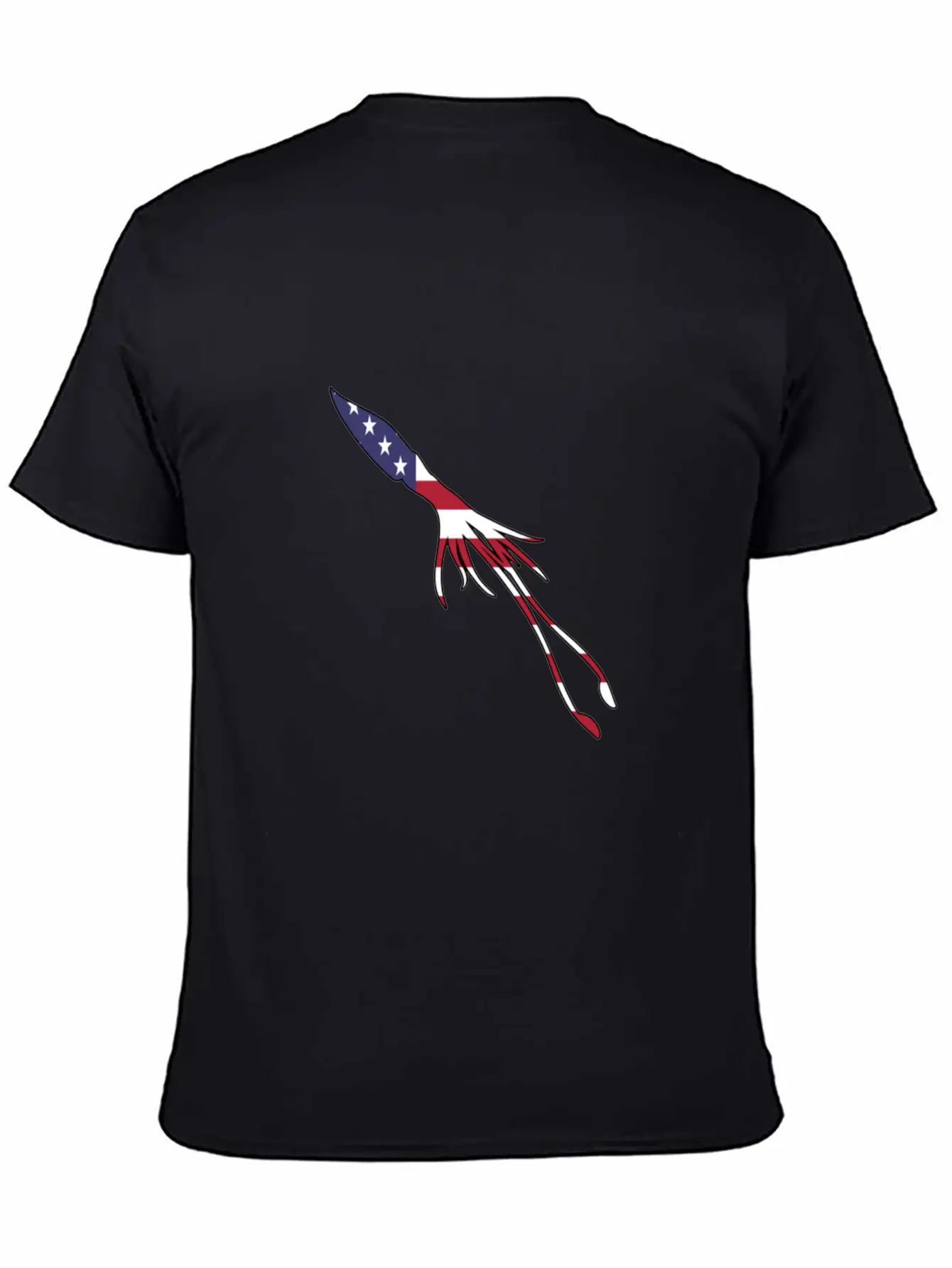 American Flag Squid Happy 4th Of July Basic Graphic T-Shirt – Daily Comfort In Soft Cotton