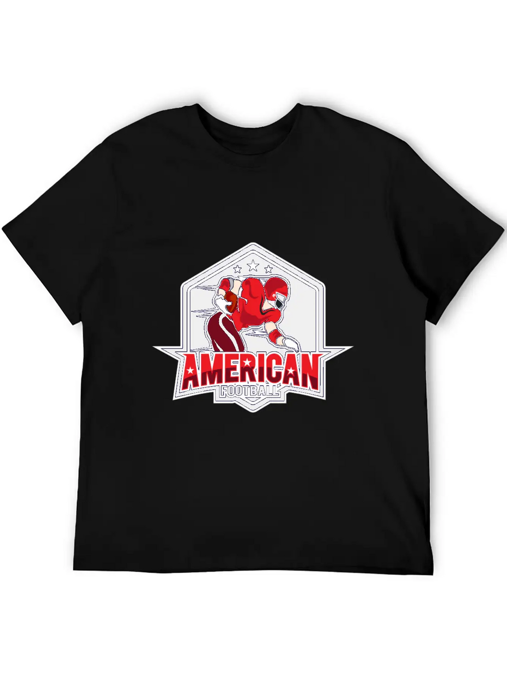 AMERICAN FOOTBAL Basic Graphic T-Shirt – Daily Comfort In Soft Cotton