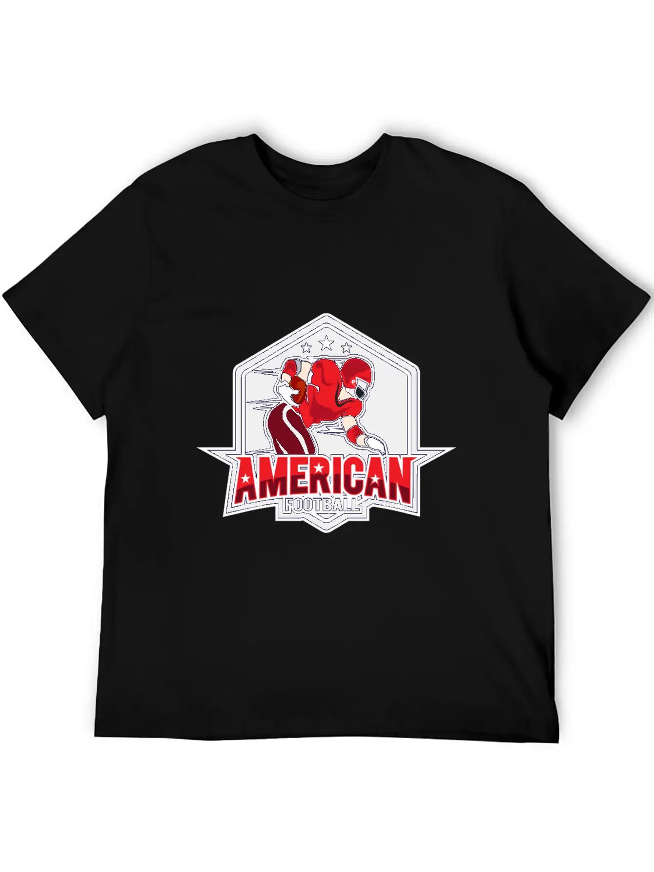 AMERICAN FOOTBAL Basic Graphic T-Shirt – Daily Comfort In Soft Cotton