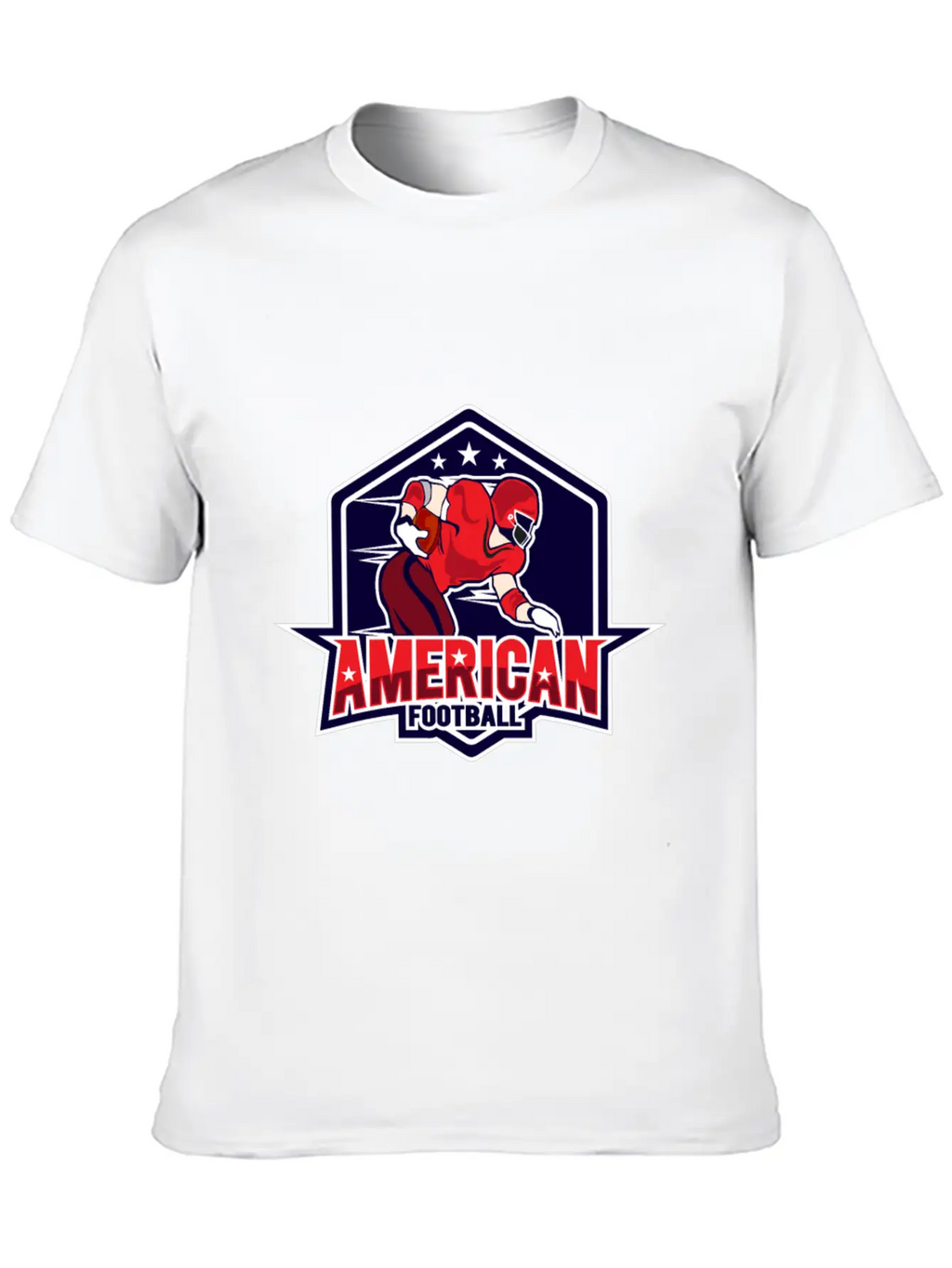 AMERICAN FOOTBAL Basic Graphic T-Shirt – Daily Comfort In Soft Cotton