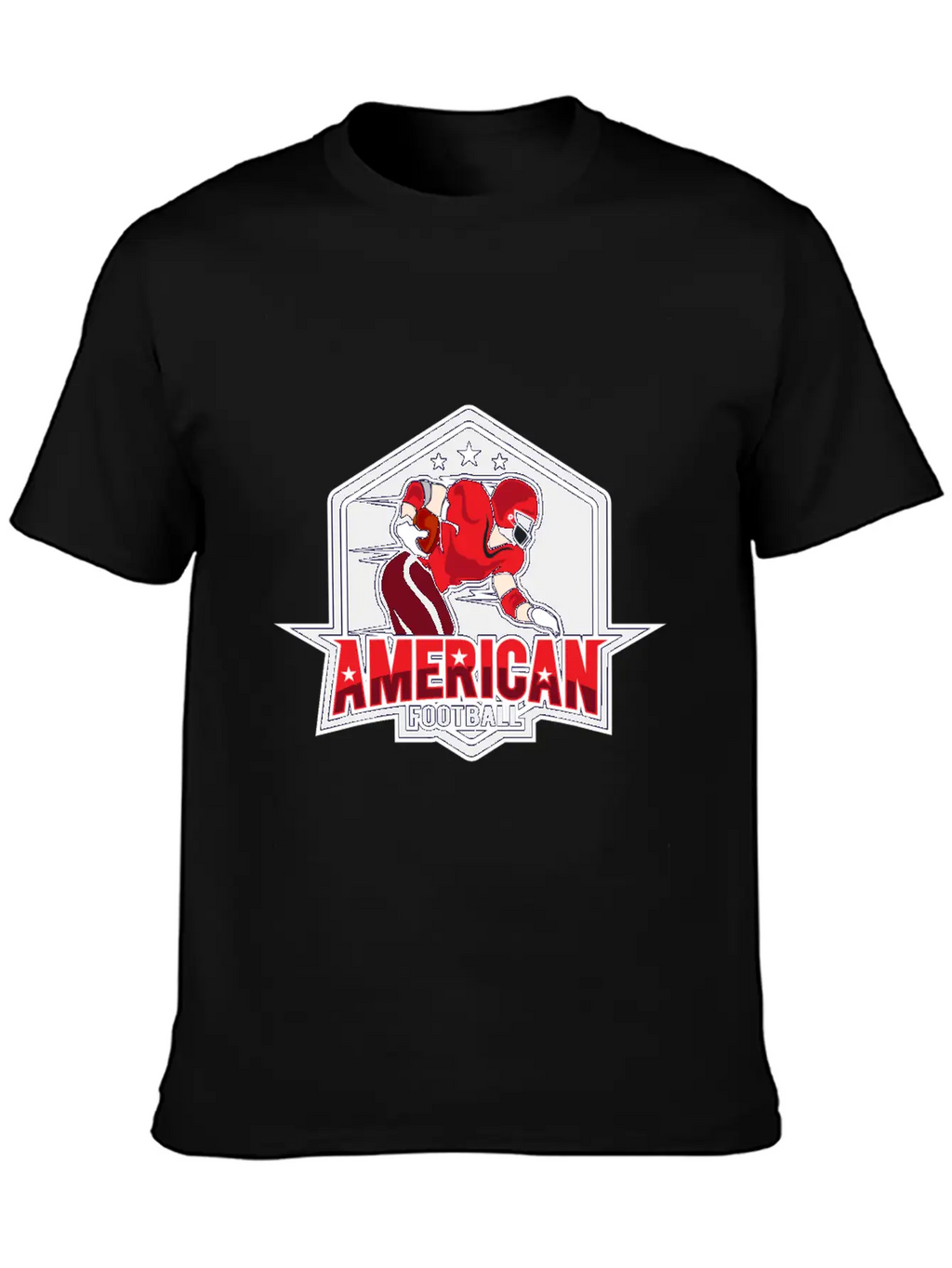 AMERICAN FOOTBAL Basic Graphic T-Shirt – Daily Comfort In Soft Cotton