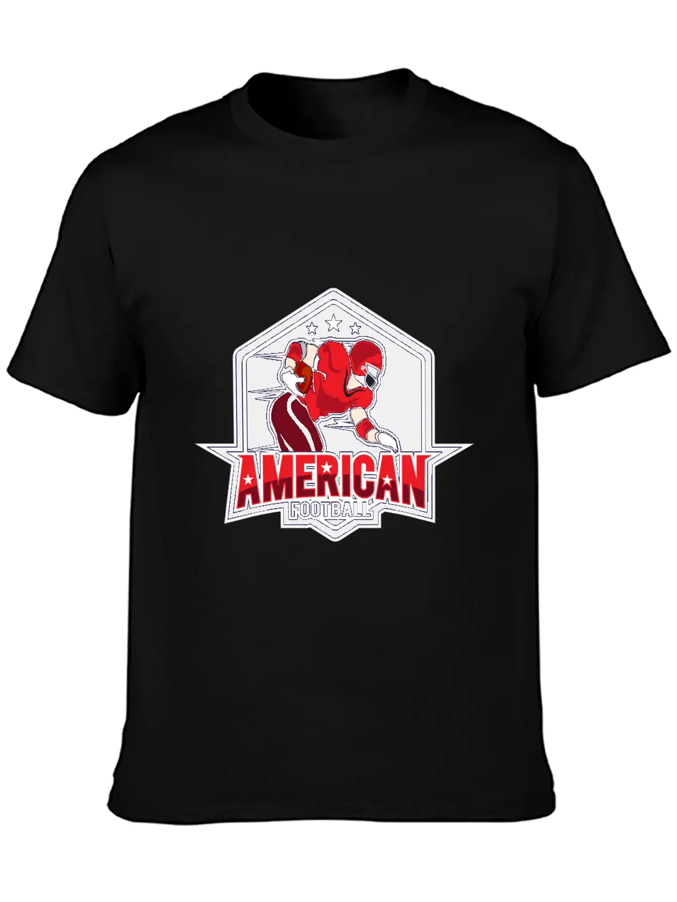 AMERICAN FOOTBAL Basic Graphic T-Shirt – Daily Comfort In Soft Cotton