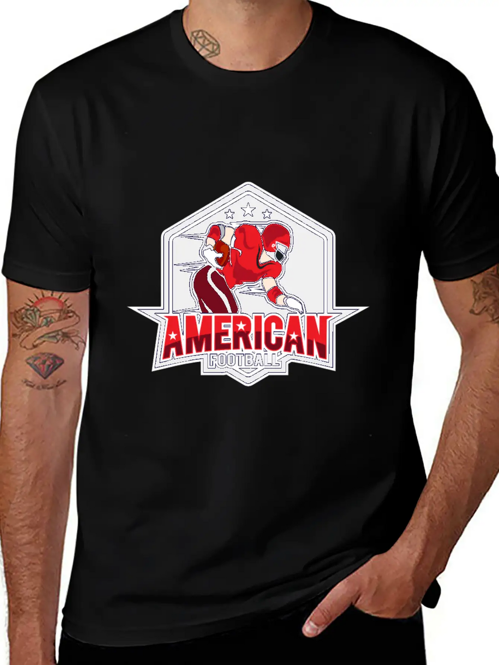 AMERICAN FOOTBAL Classic Fit Graphic Tee For Daily Comfort – Unisex Cotton Shirt