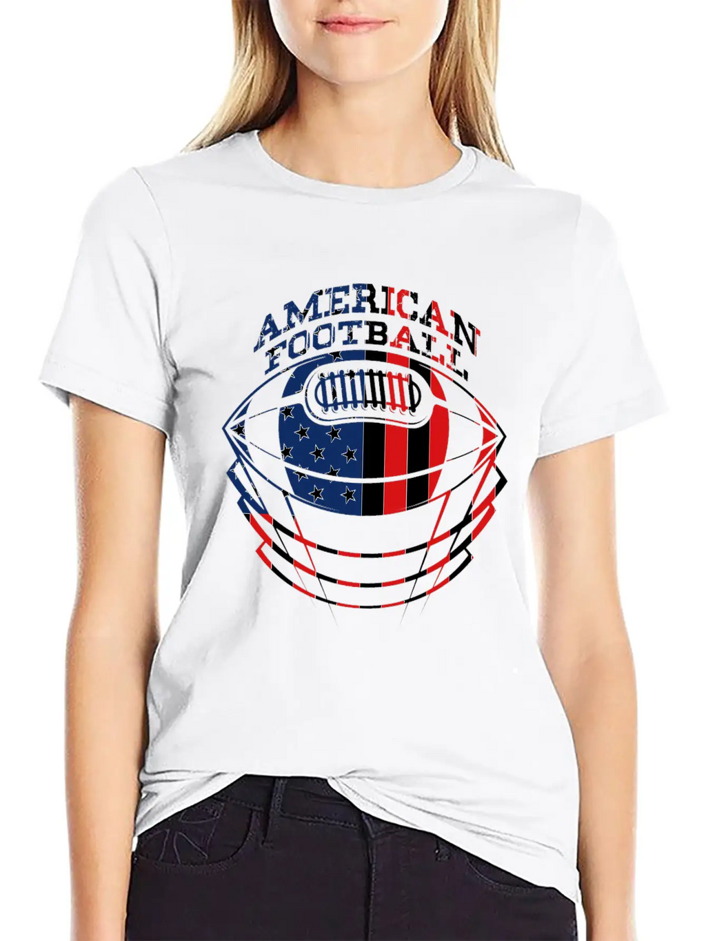American Football Classic Crew Neck Graphic Tee – Everyday Minimal Look
