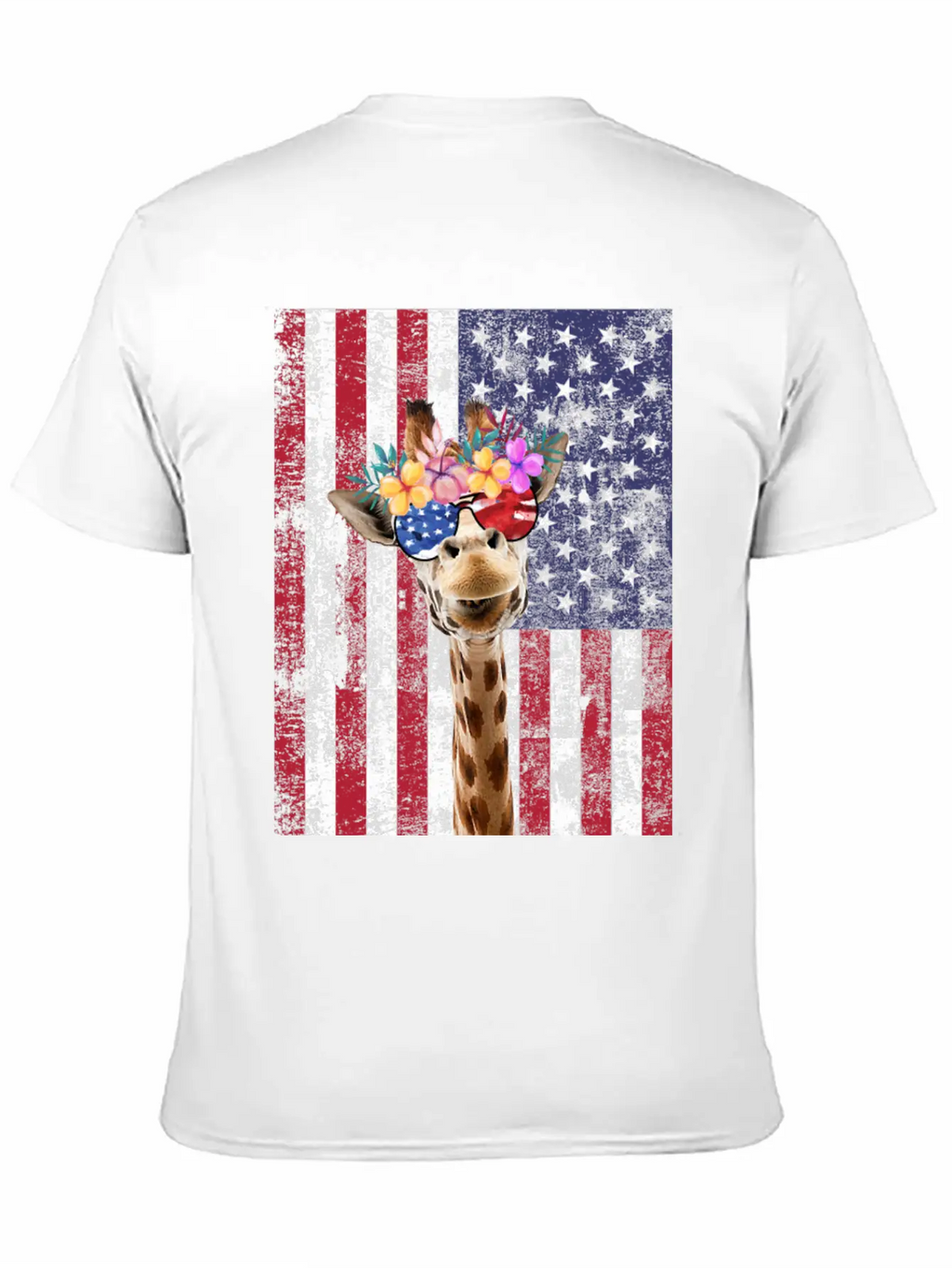 American Giraffe Classic Crew Neck Graphic Tee – Everyday Minimal Look