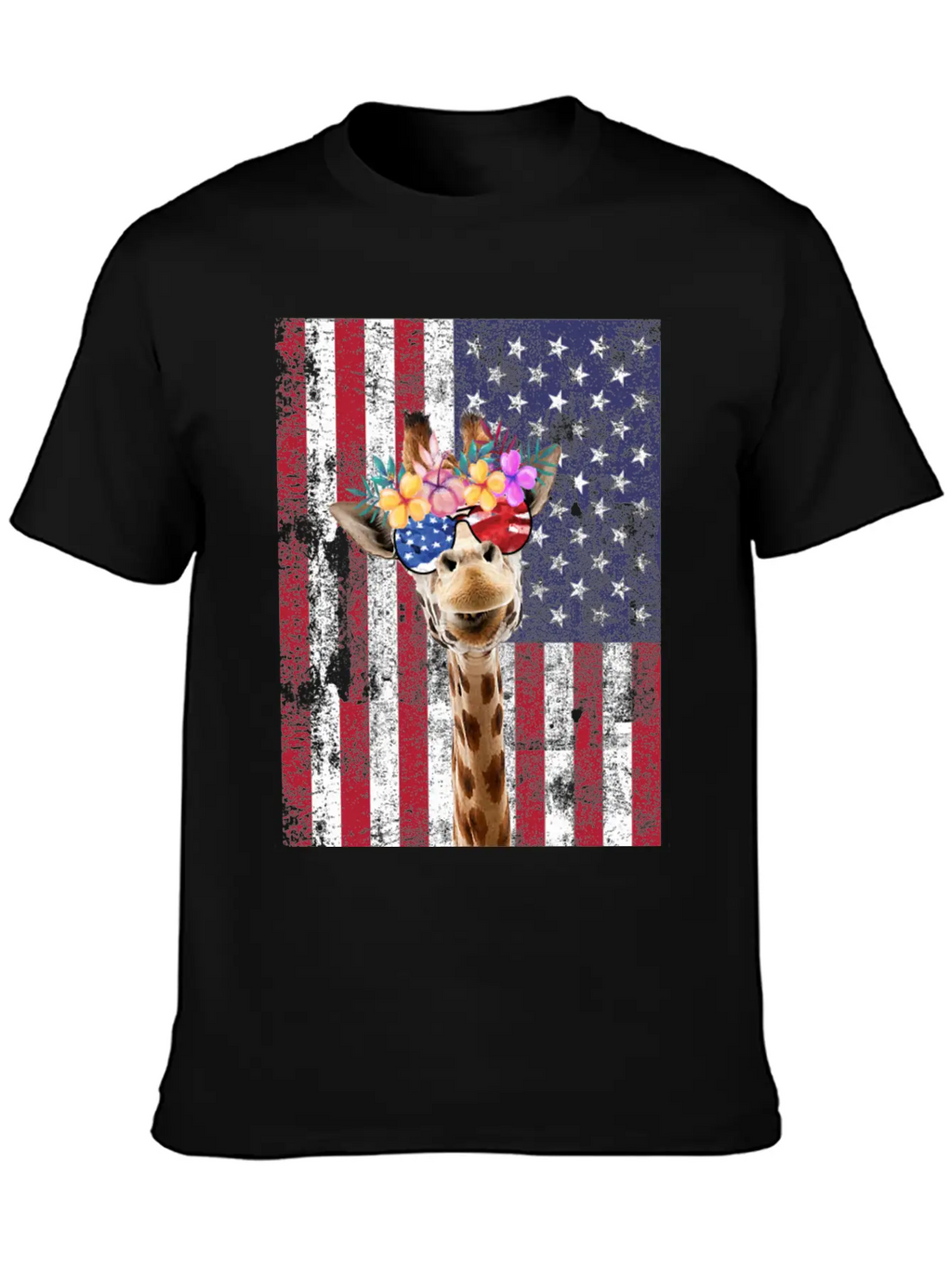 American Giraffe Classic Crew Neck Graphic Tee – Everyday Minimal Look