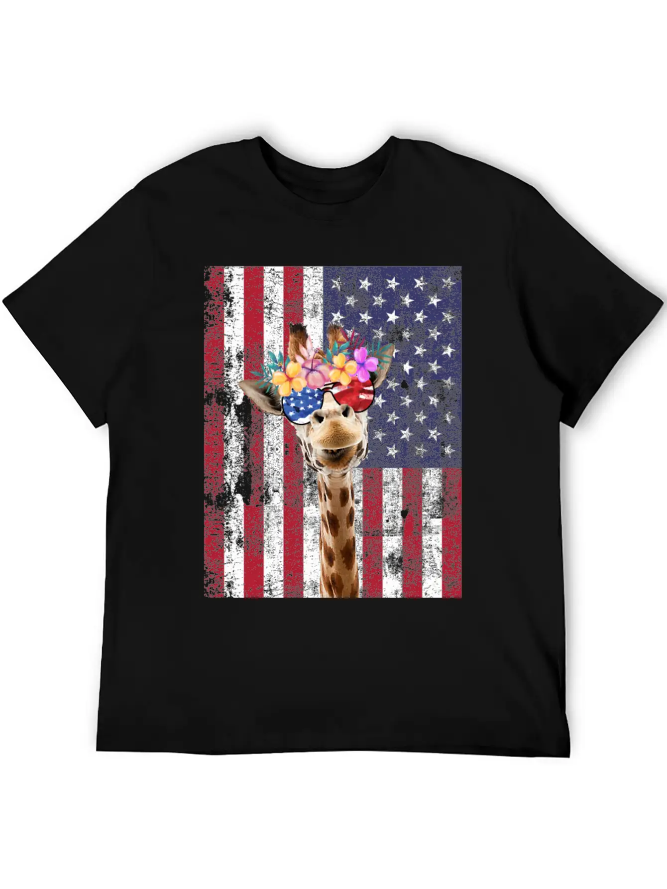 American Giraffe Classic Crew Neck Graphic Tee – Everyday Minimal Look