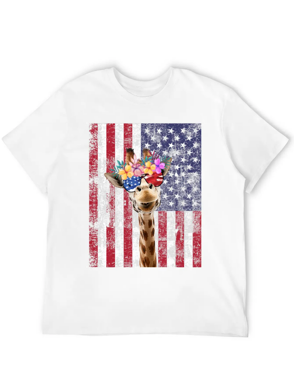 American Giraffe Classic Crew Neck Graphic Tee – Everyday Minimal Look