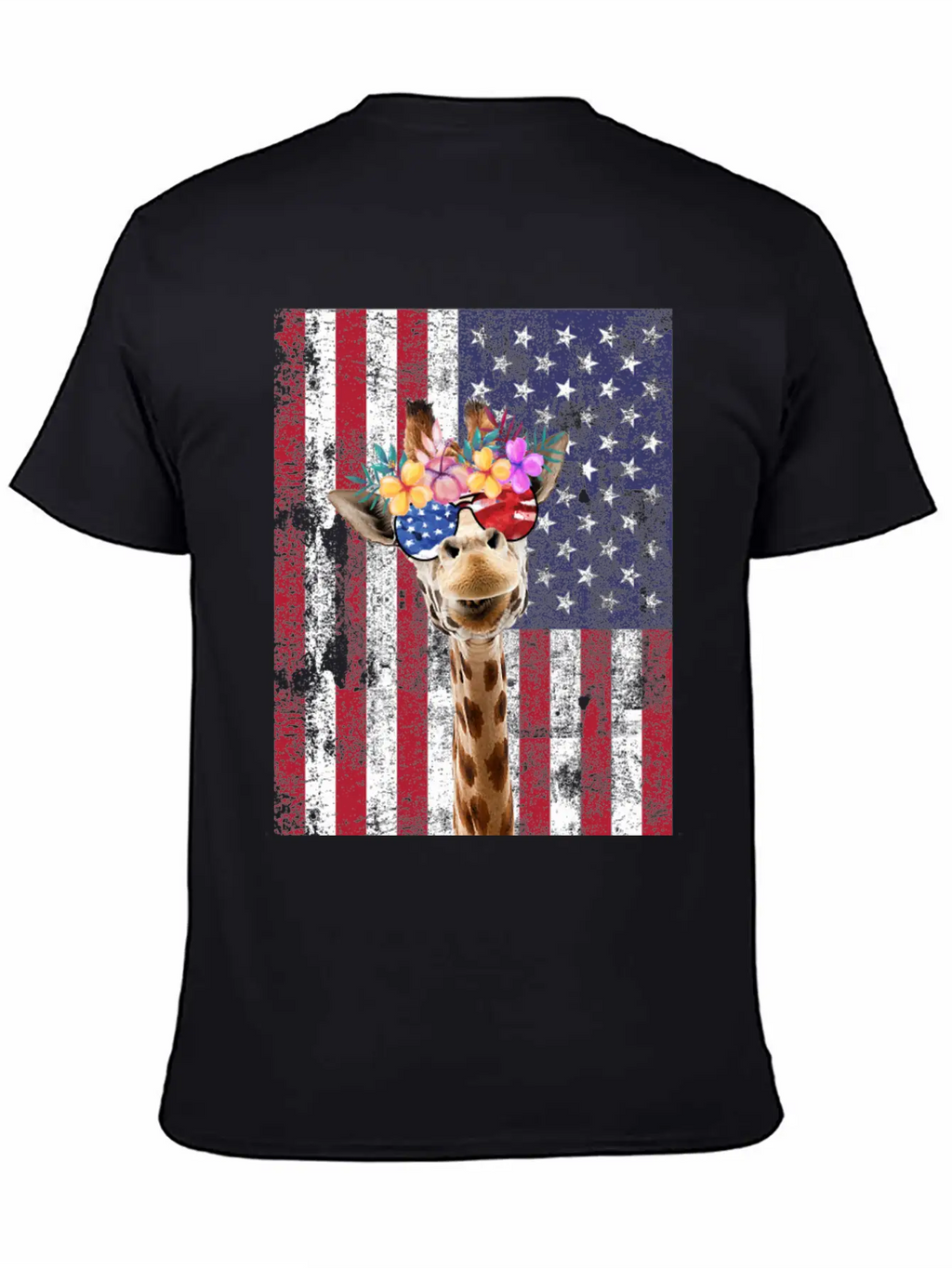 American Giraffe Classic Crew Neck Graphic Tee – Everyday Minimal Look
