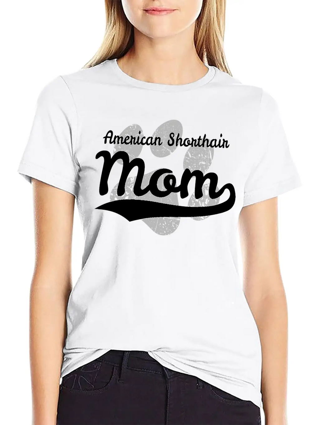 American Shorthair Mom Classic Fit Graphic Tee For Daily Comfort – Unisex Cotton Shirt