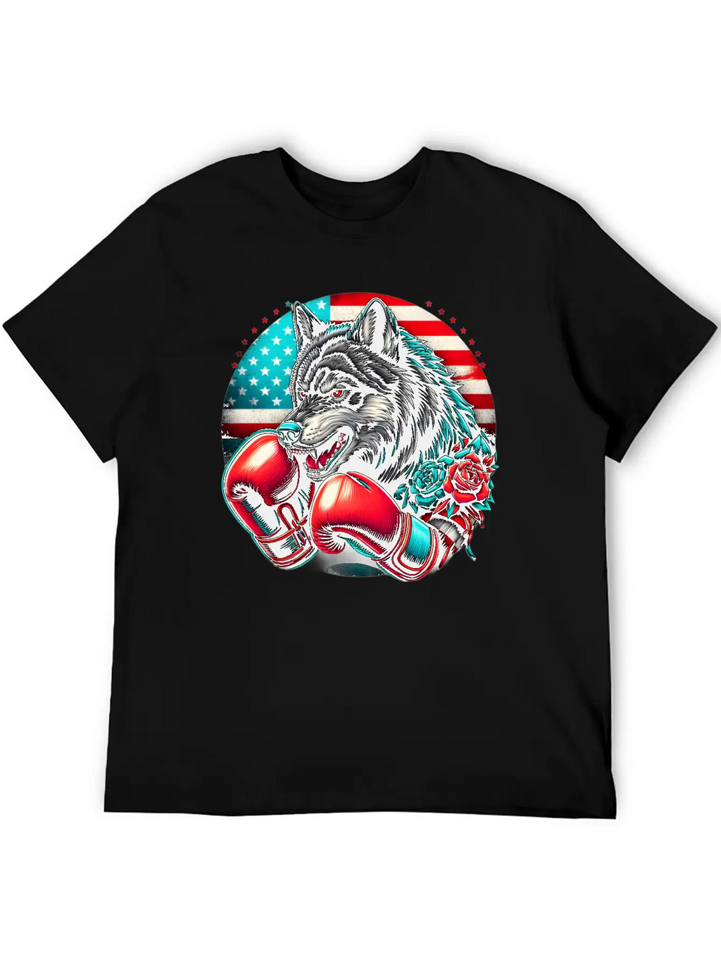 American Wolf Boxing Classic Fit Graphic Tee For Daily Comfort – Unisex Cotton Shirt