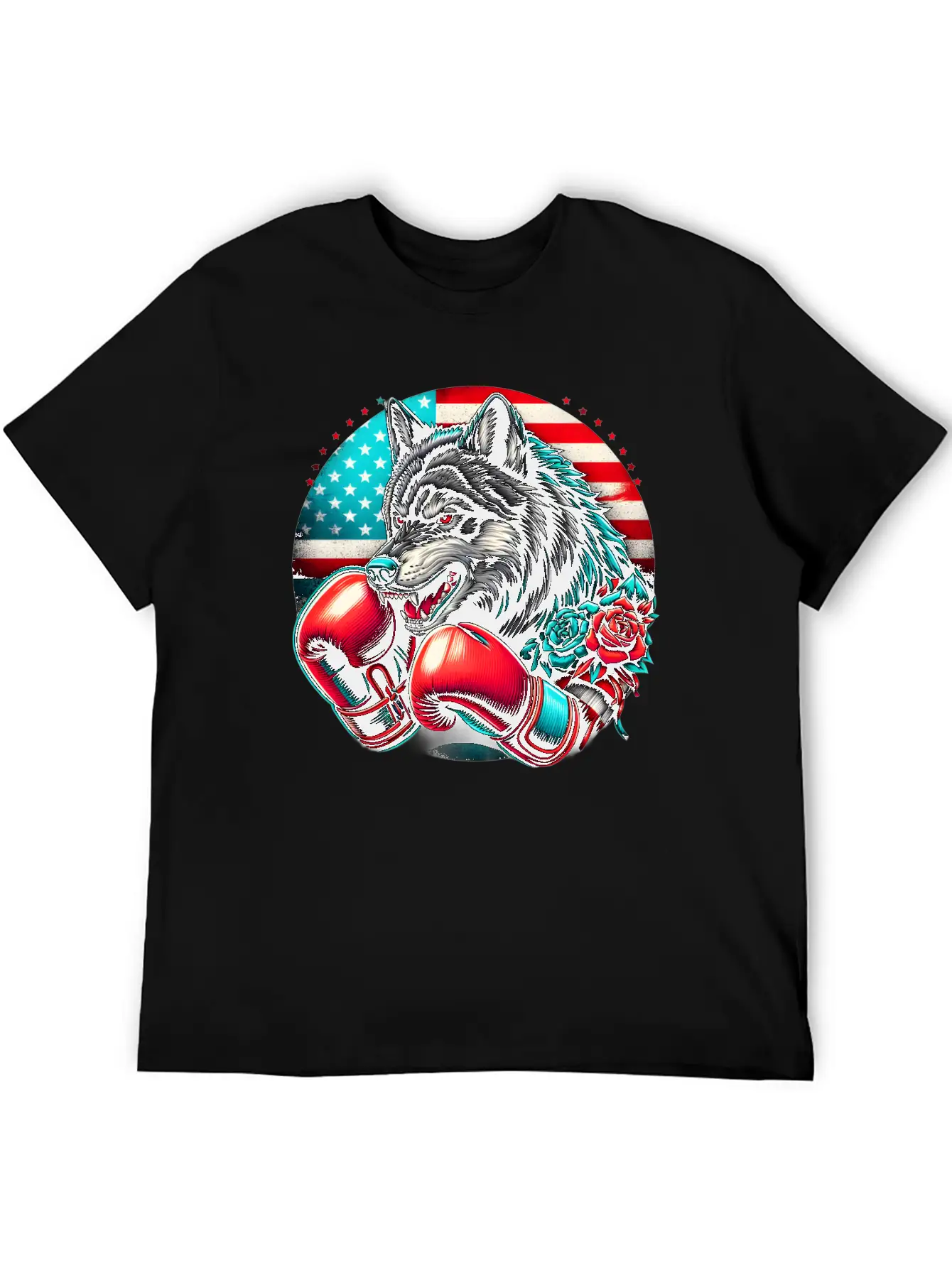 American Wolf Boxing Classic Fit Graphic Tee For Daily Comfort – Unisex Cotton Shirt