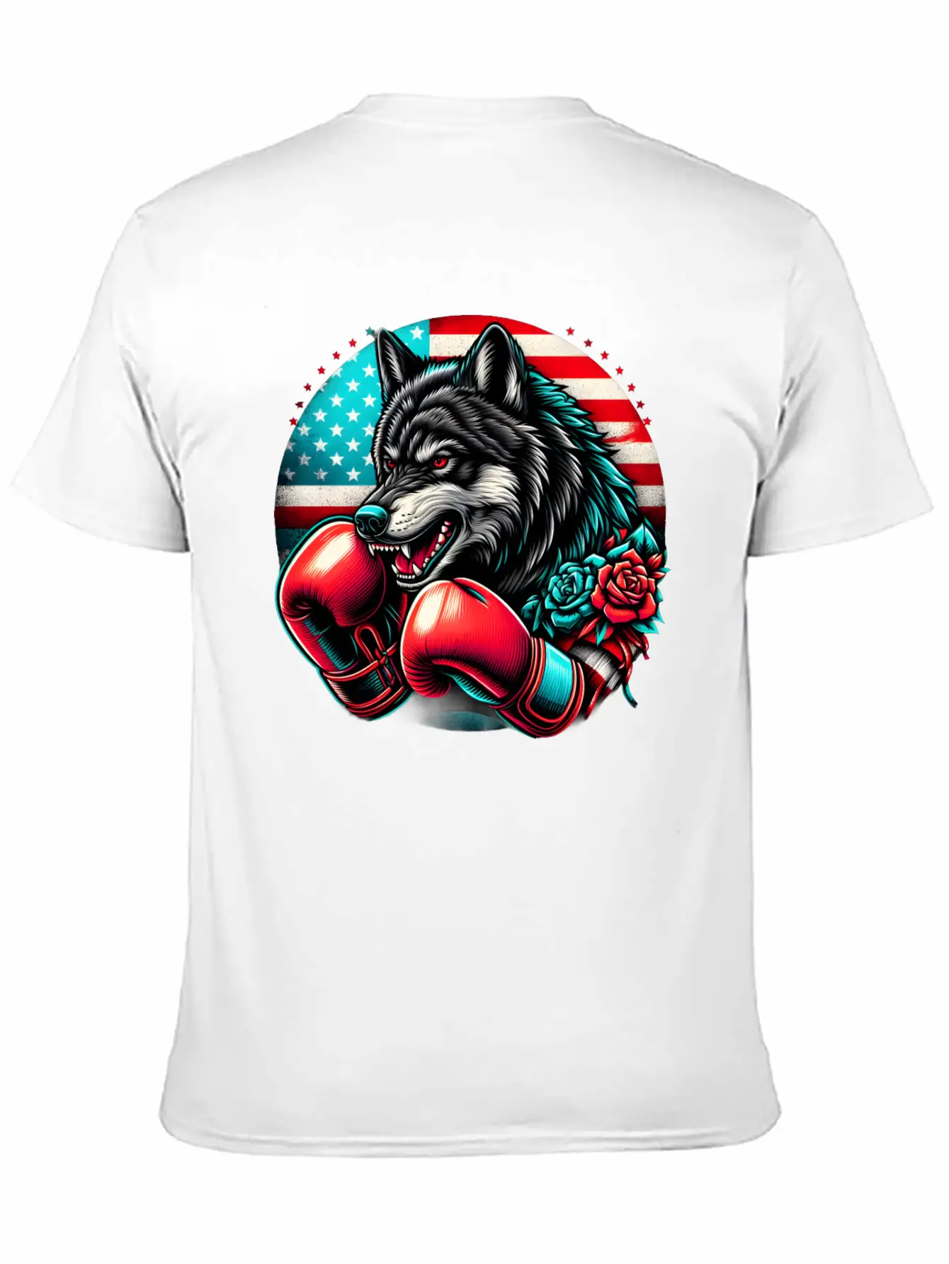 American Wolf Boxing Classic Fit Graphic Tee For Daily Comfort – Unisex Cotton Shirt