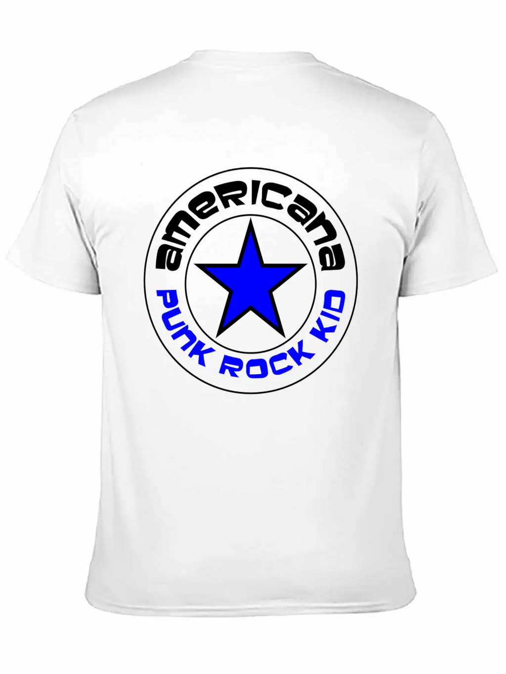 Americana Punk Rock Kid Classic Fit Graphic Tee For Daily Comfort – Unisex Cotton Shirt