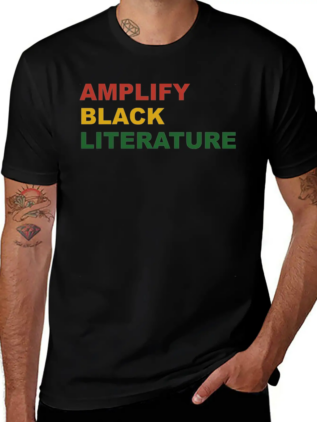 Amplify Black Literature Juneteeth Classic Cotton Tee – Unisex Comfort For Any Season