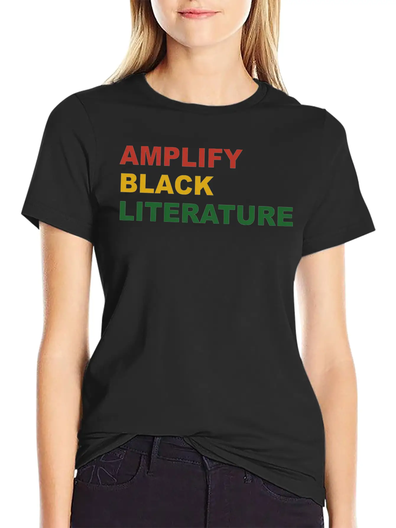 Amplify Black Literature Juneteeth Classic Cotton Tee – Unisex Comfort For Any Season