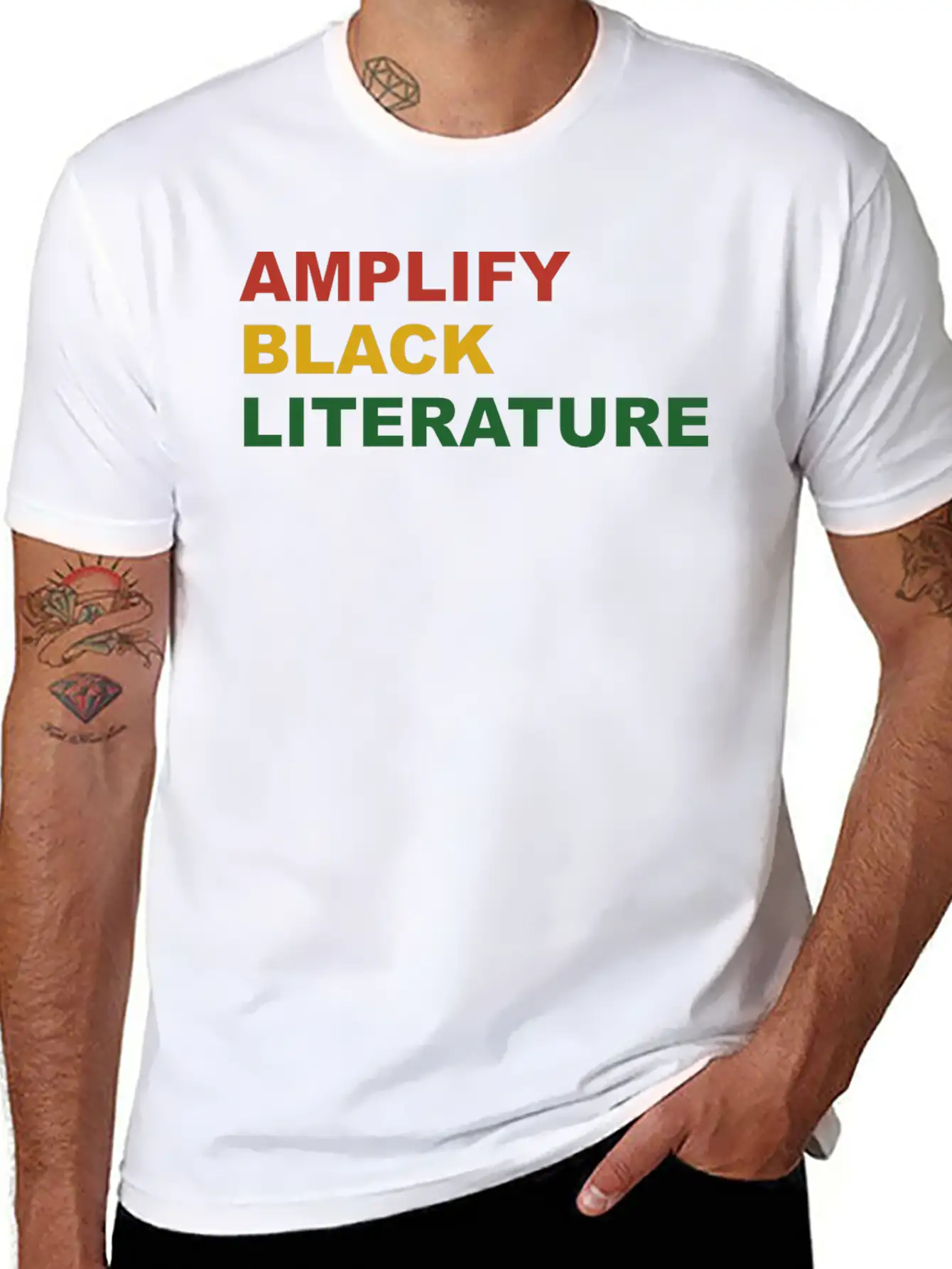 Amplify Black Literature Juneteeth Classic Cotton Tee – Unisex Comfort For Any Season