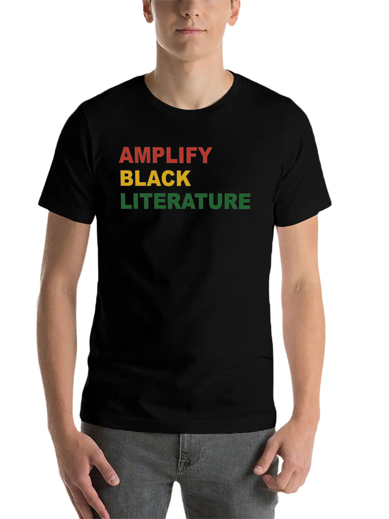 Amplify Black Literature Juneteeth Classic Cotton Tee – Unisex Comfort For Any Season