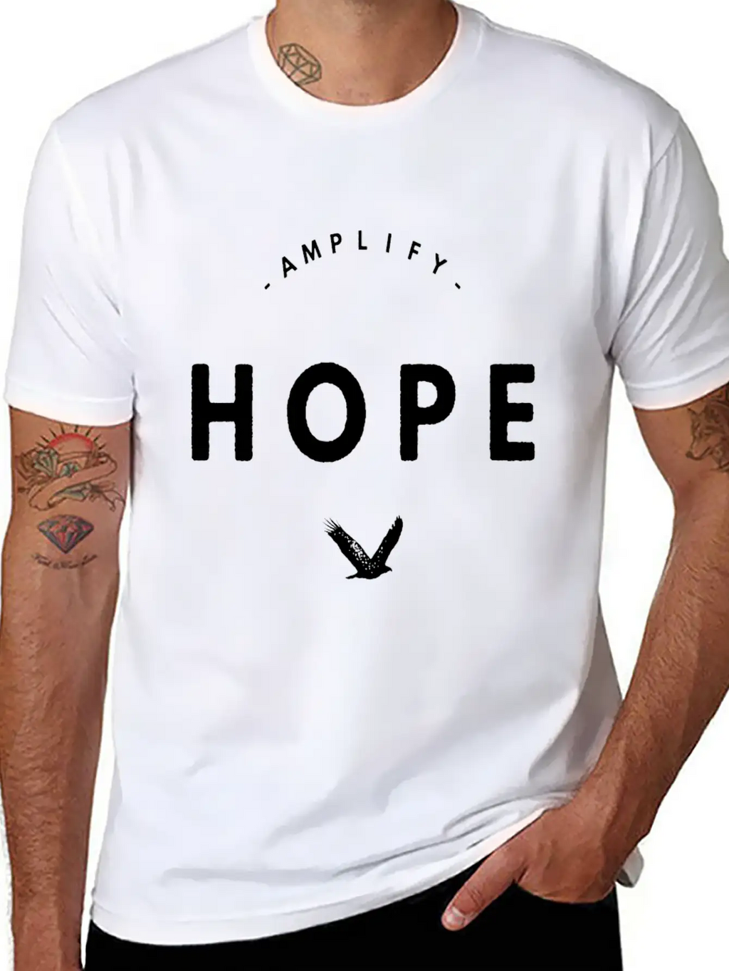 Amplify Hope Basic Graphic T-Shirt – Daily Comfort In Soft Cotton