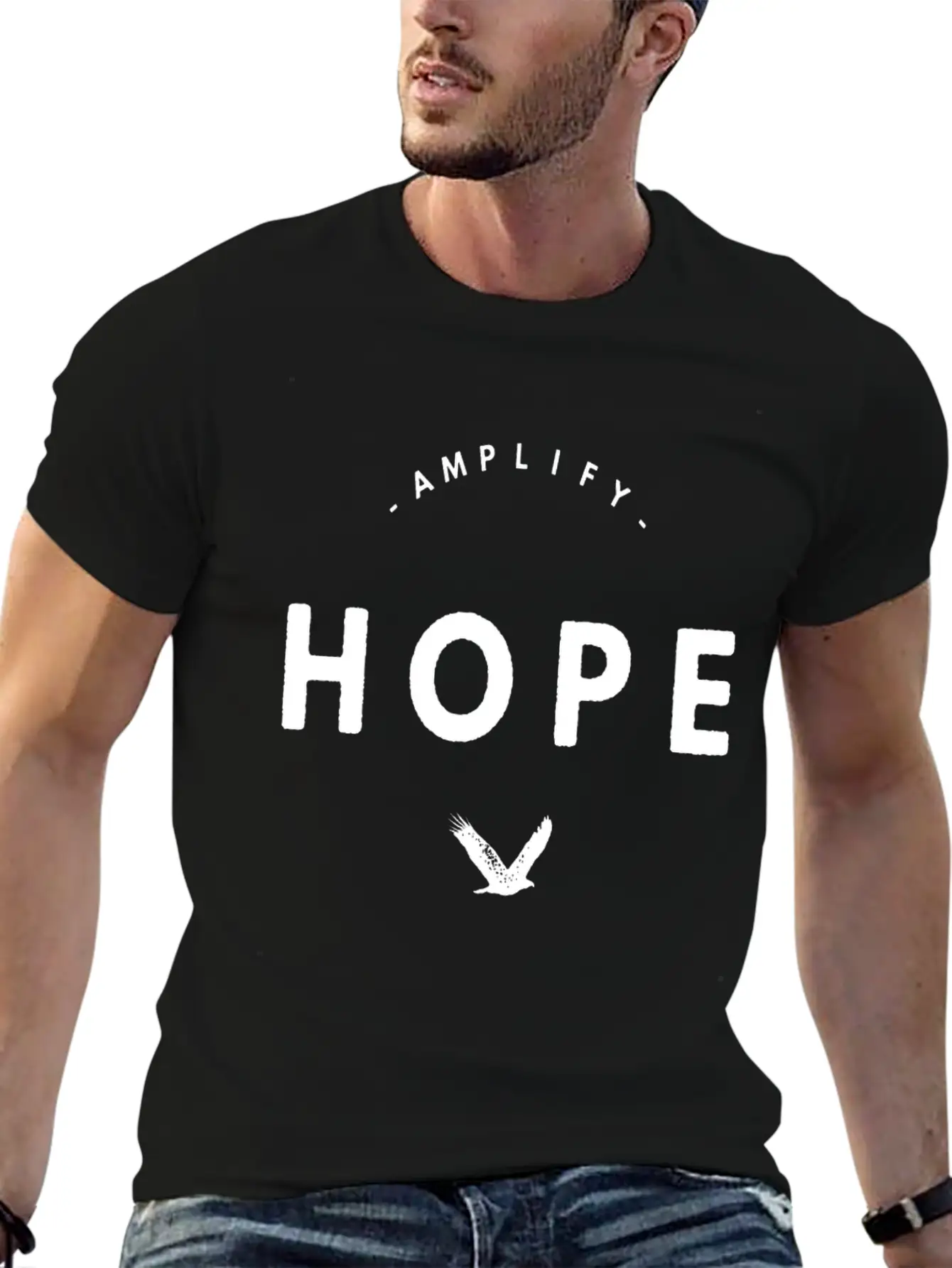 Amplify Hope Basic Graphic T-Shirt – Daily Comfort In Soft Cotton