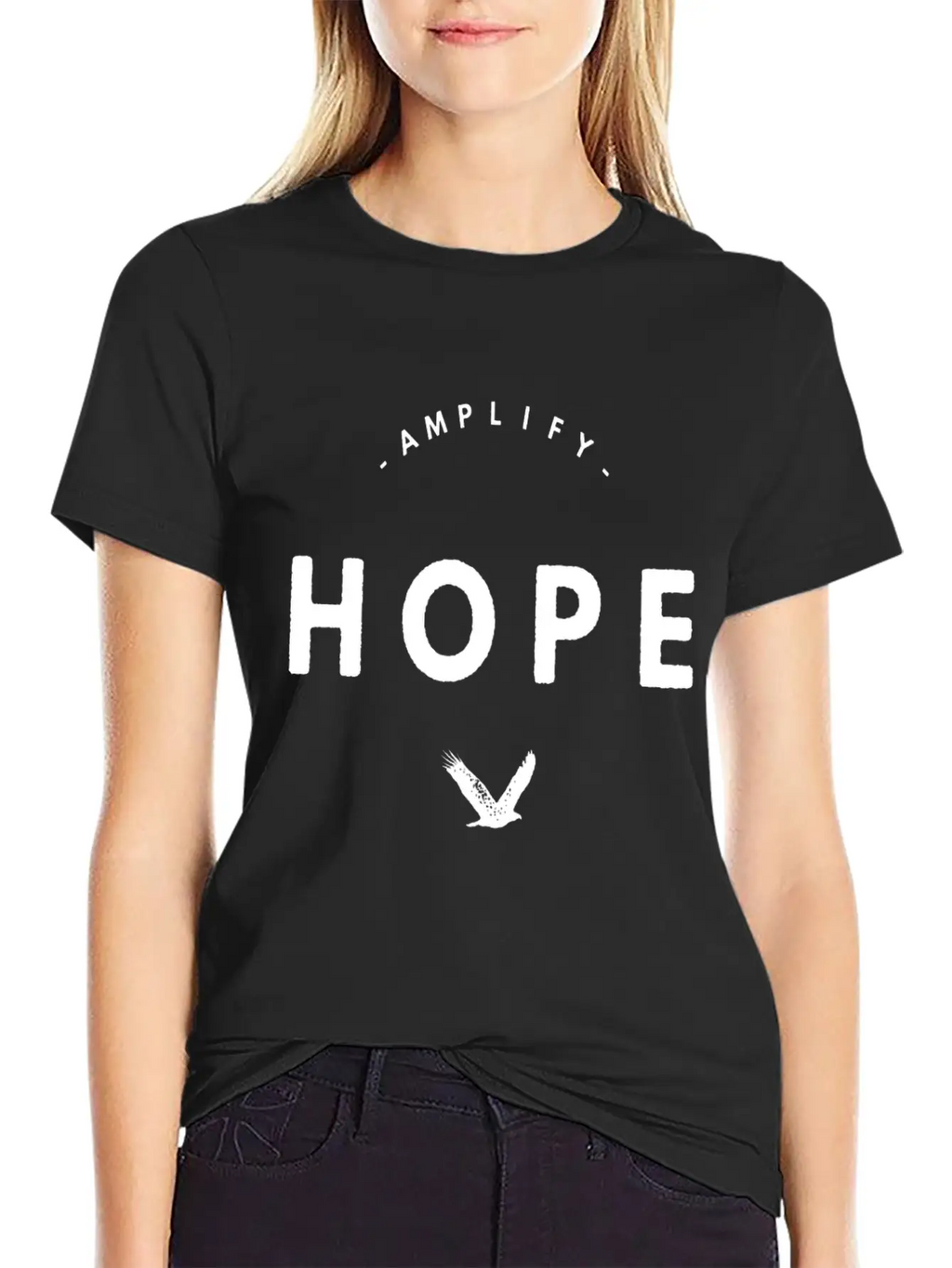 Amplify Hope Basic Graphic T-Shirt – Daily Comfort In Soft Cotton