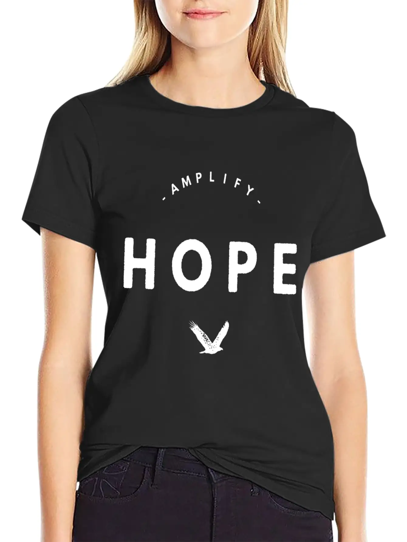 Amplify Hope Basic Graphic T-Shirt – Daily Comfort In Soft Cotton