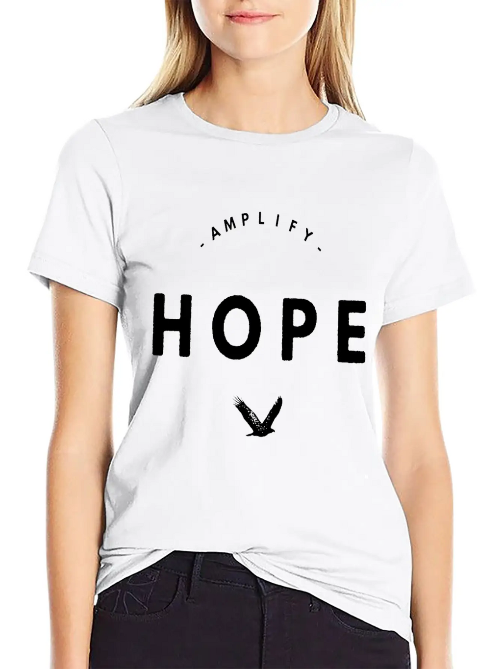 Amplify Hope Basic Graphic T-Shirt – Daily Comfort In Soft Cotton